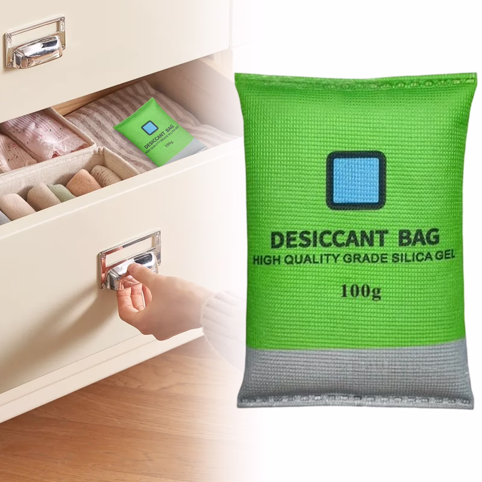 Reusable Car Dehumidifier Bag Portable Condensation Prevention Wardrobe Closet Storage