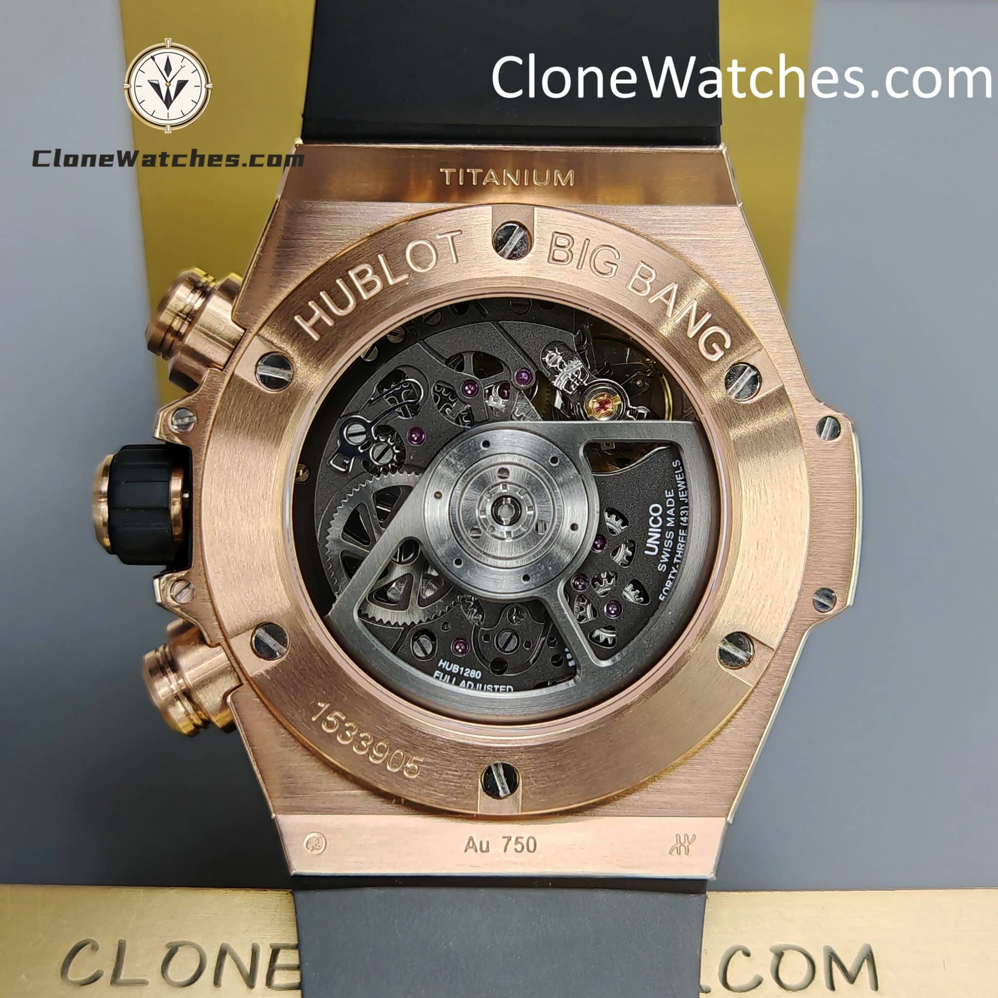 Hublot Super Clone Watches 1:1 Big Bang Unico King Gold Jewellery 42 mm 441.OX.1181.RX.0904