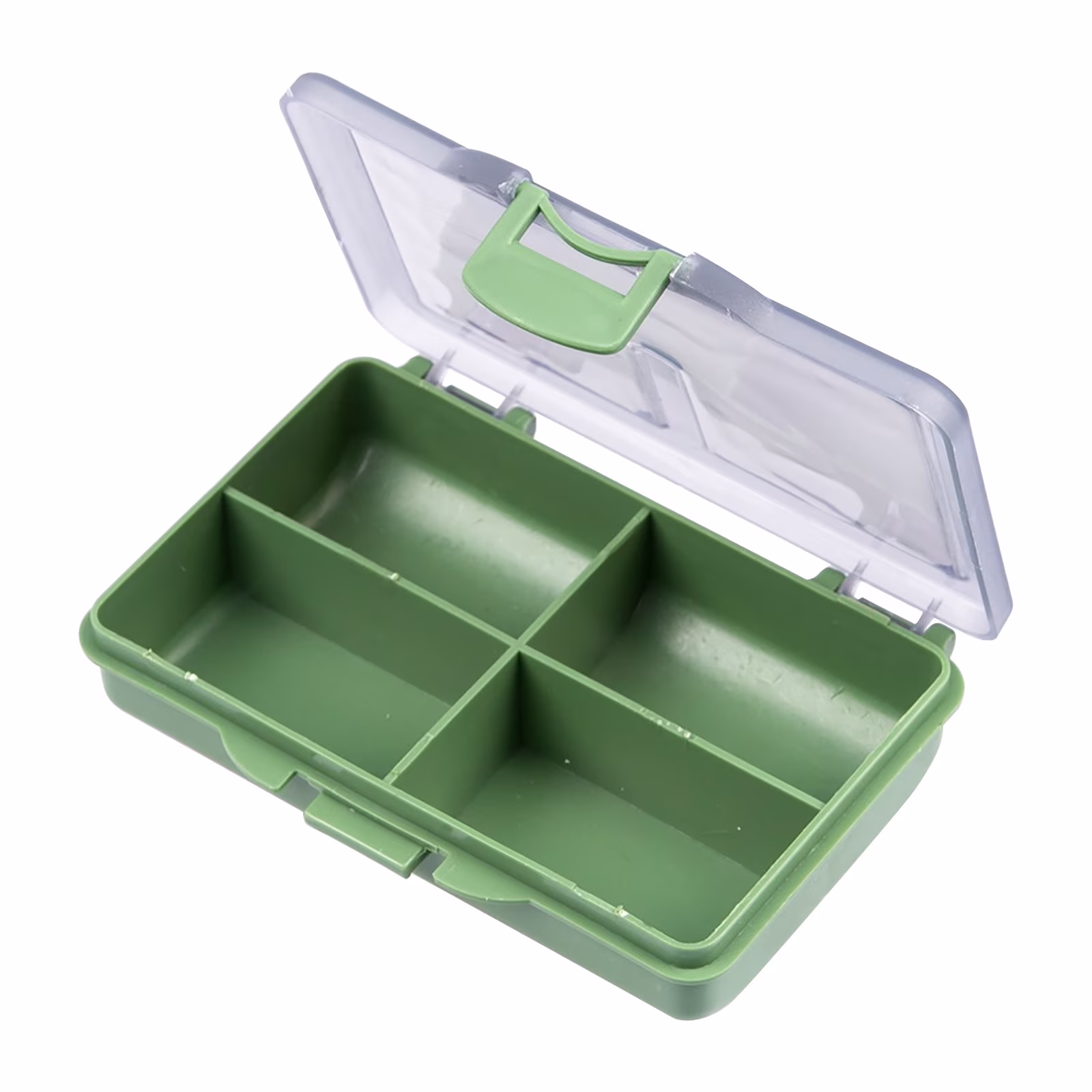 Fnyoxu Fishing Tackle Boxes, Coarse Sea Fishing Bit Boxes Waterproof Airtight Plastic Tackle Box Organizer Transparent Fishing Tackle Storage with Dividers for Terminal Tackle Lure Bait Hook