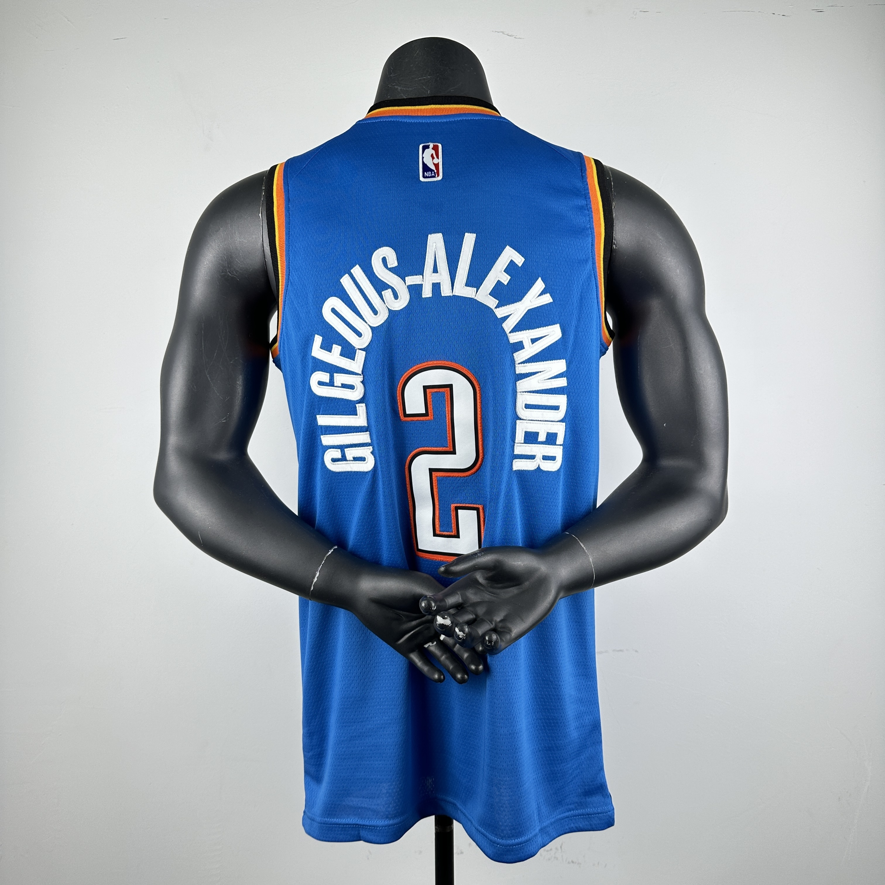 Embroidered Thunder Blue No. 2 Alexander