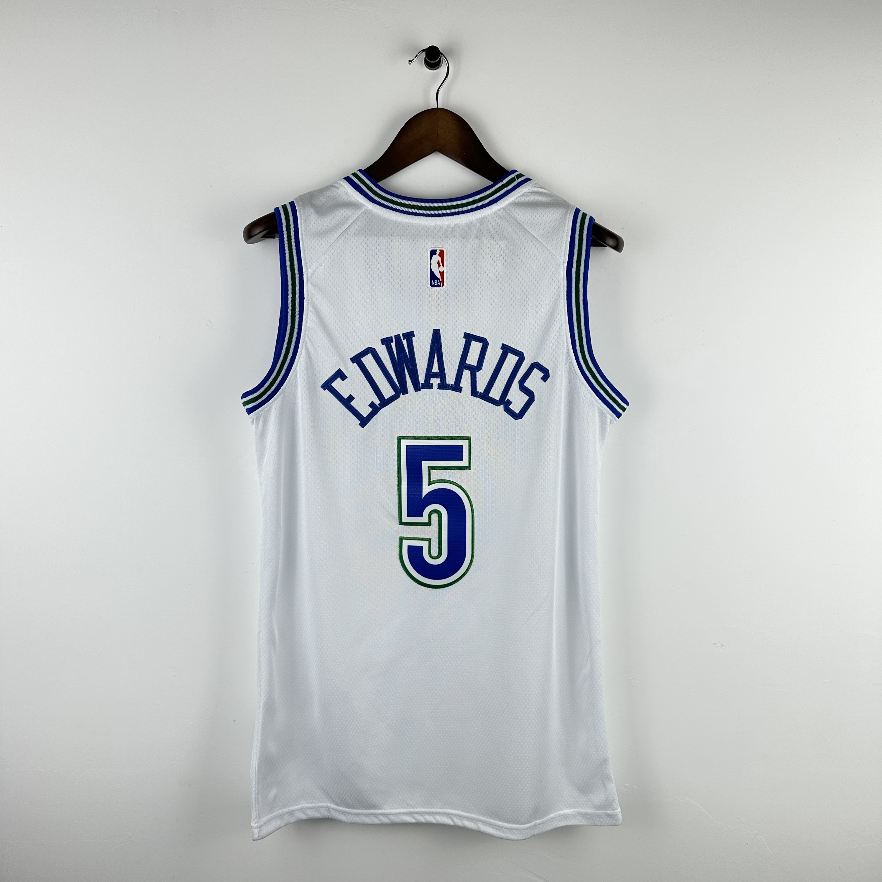 Embroidery 24 season Timberwolves Retro No. 5 Edwards