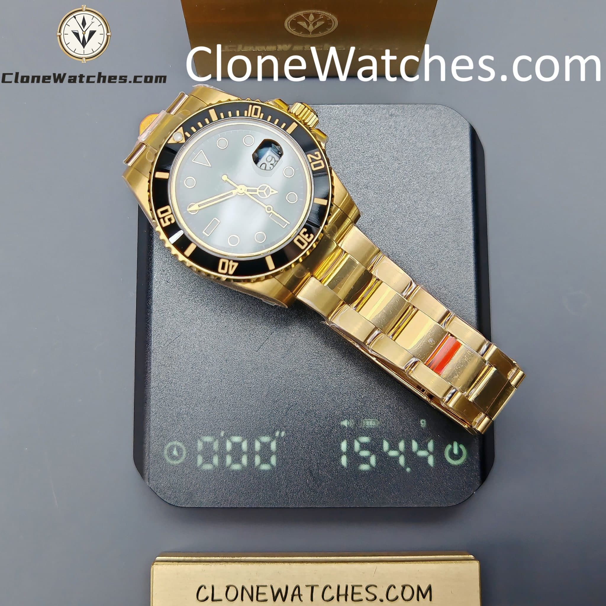 Rolex Super Clone Watches 1:1 18K Gold Black Dial Submariner 126618LN 3235 Movement