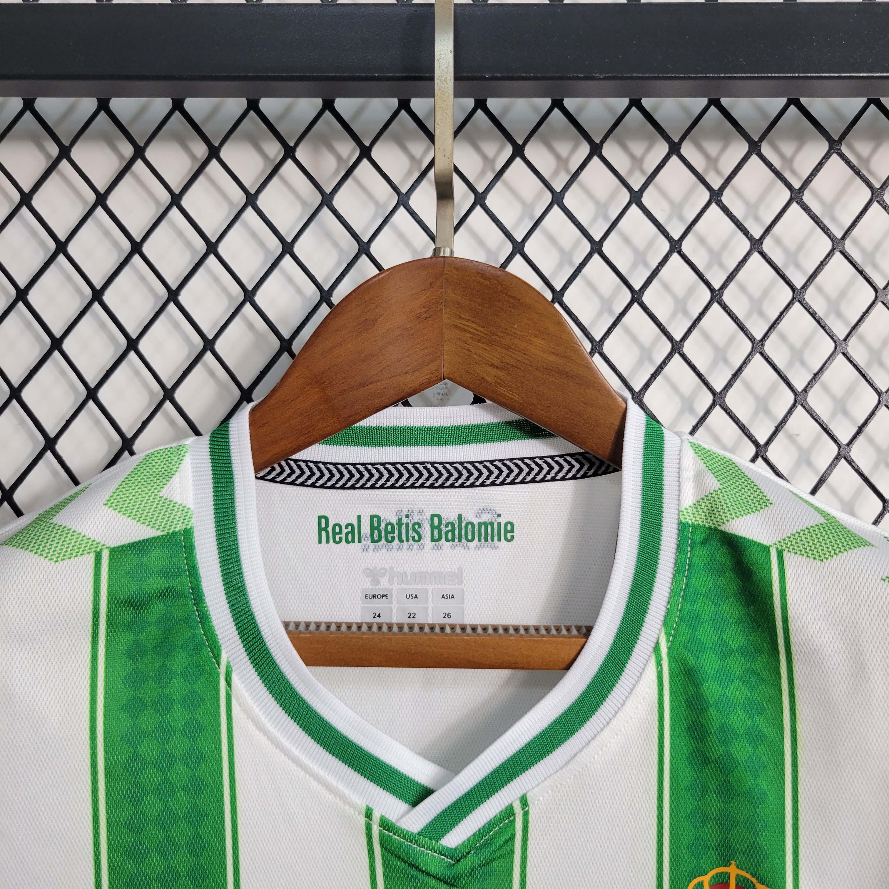 2023/2024 Real Betis Home Football Shirt Kids Size
