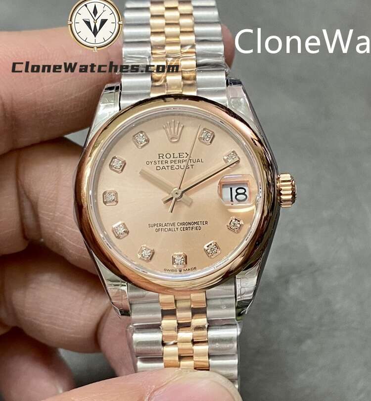Rolex Super Clone Watches 1:1 DateJust m278241-0024 Jubilee 31MM 2236 Movement