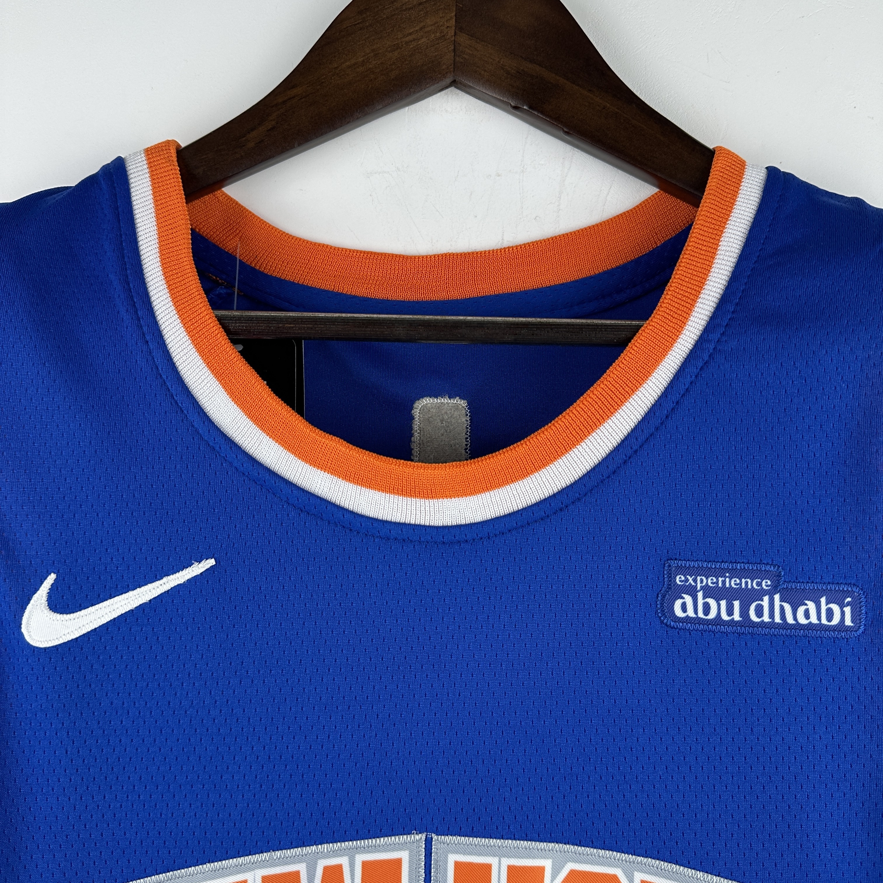 Embroidered Knicks Blue No. 32 Towns