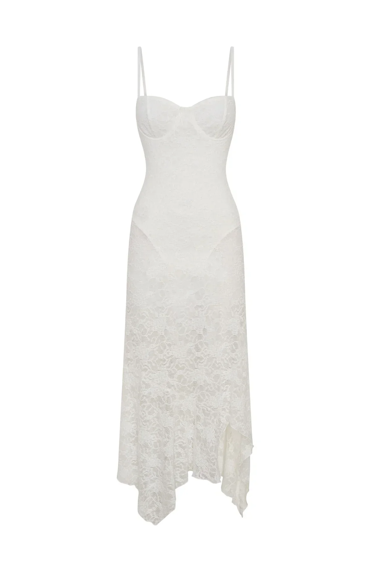 Darling Girl Midi Dress White