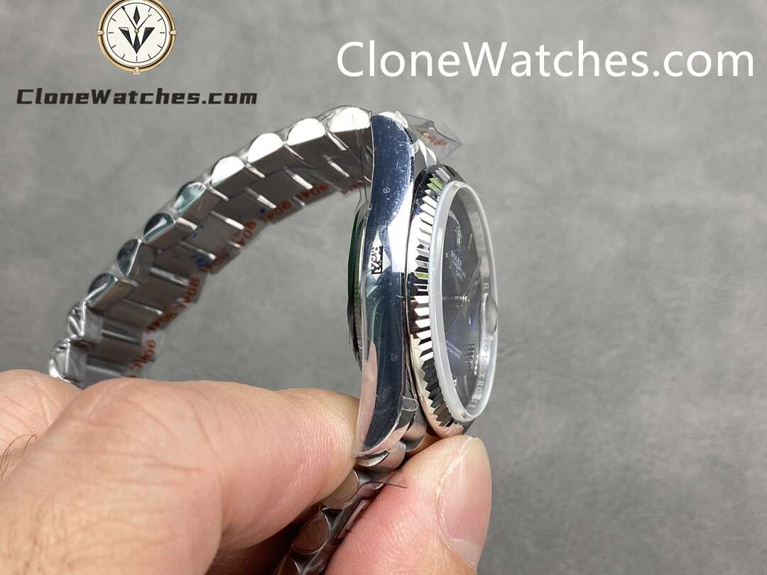 Rolex Super Clone Watches 1:1 Day Date Gradient Blue Dial 36mm m128239-0063 3255 Movement