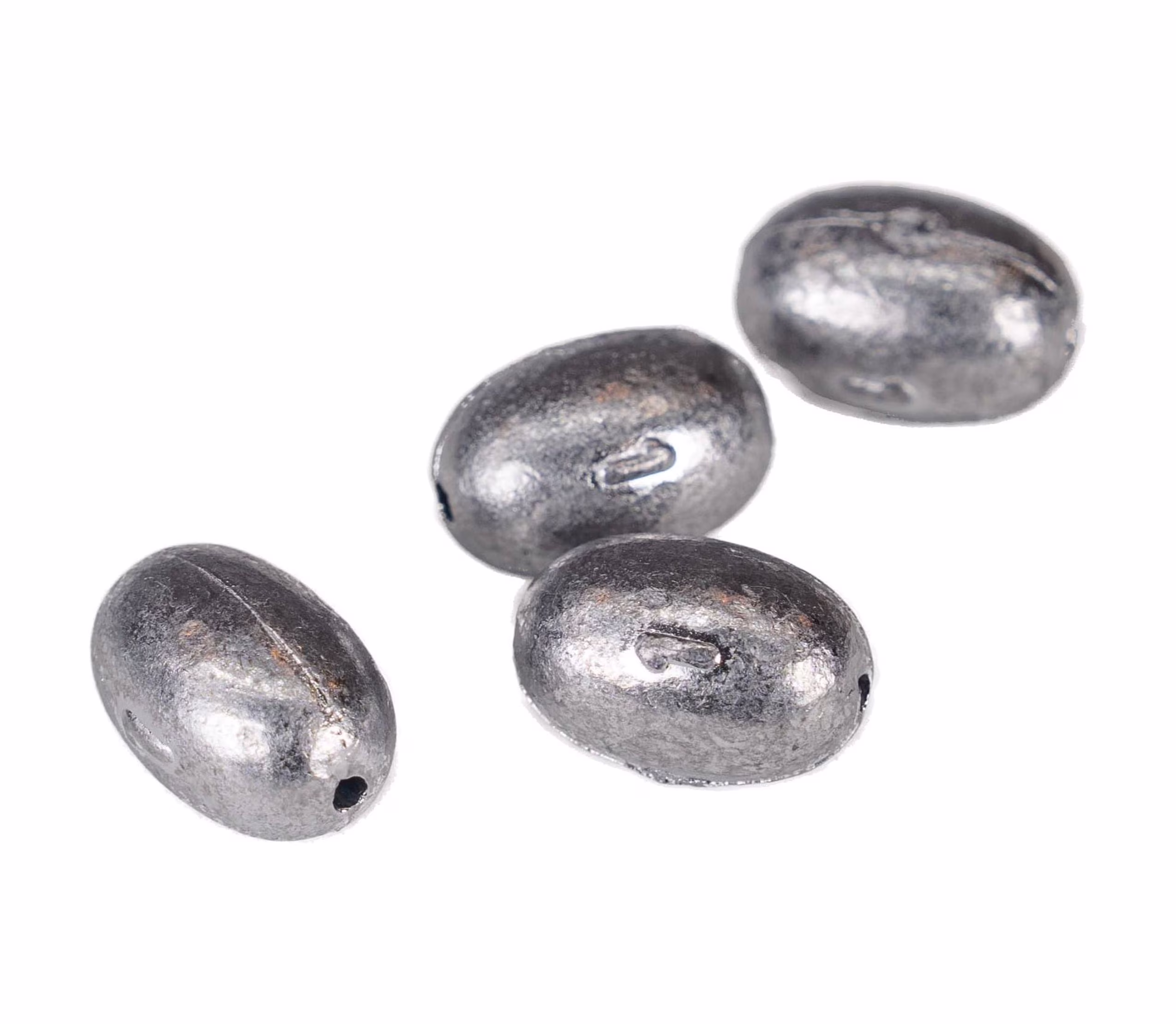 Ozark Trail Egg Sinkers, 1 oz, 4-Pack Fishing Weights