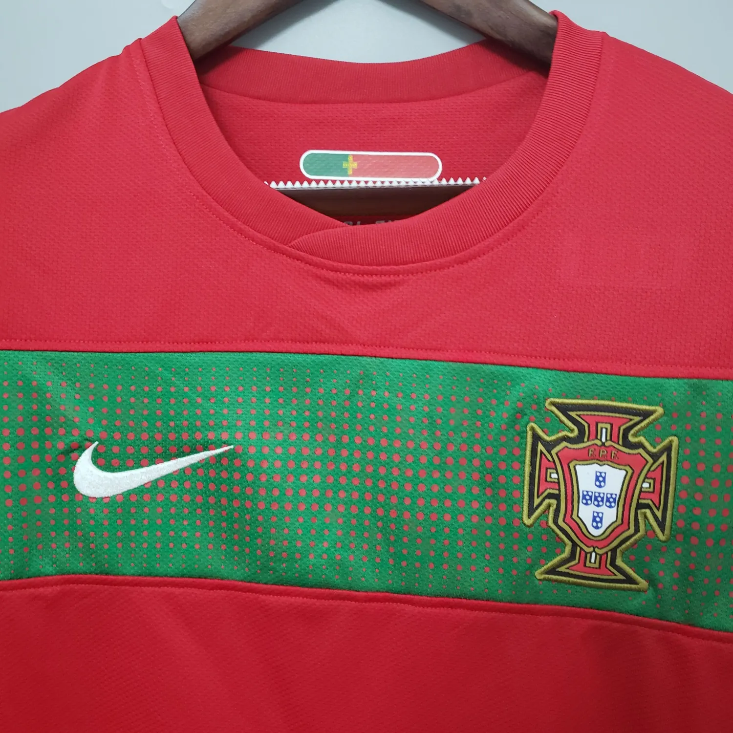 2010 Portugal home retro jersey - Fans Edition