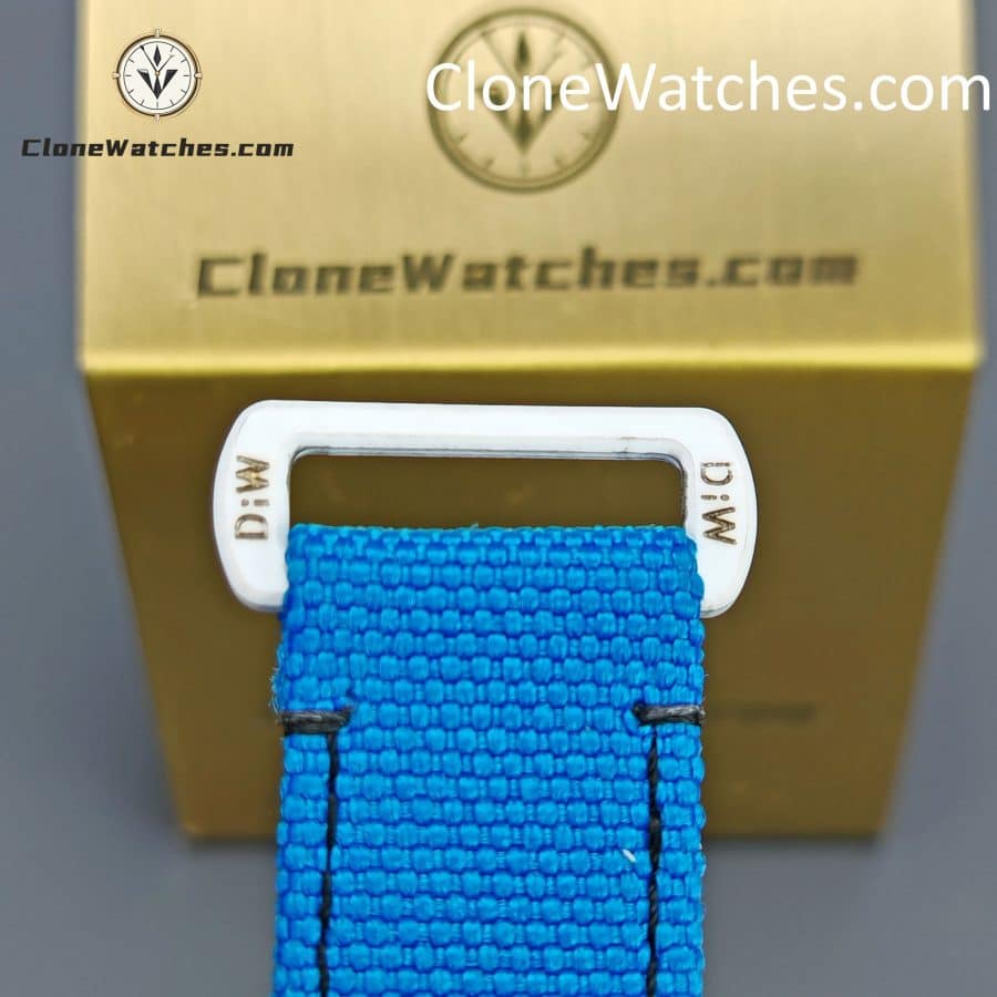 Modified Super Clone Watches 1:1 DiW Rolex Daytona Quartz Fiber Unique Piece RACING BLUE