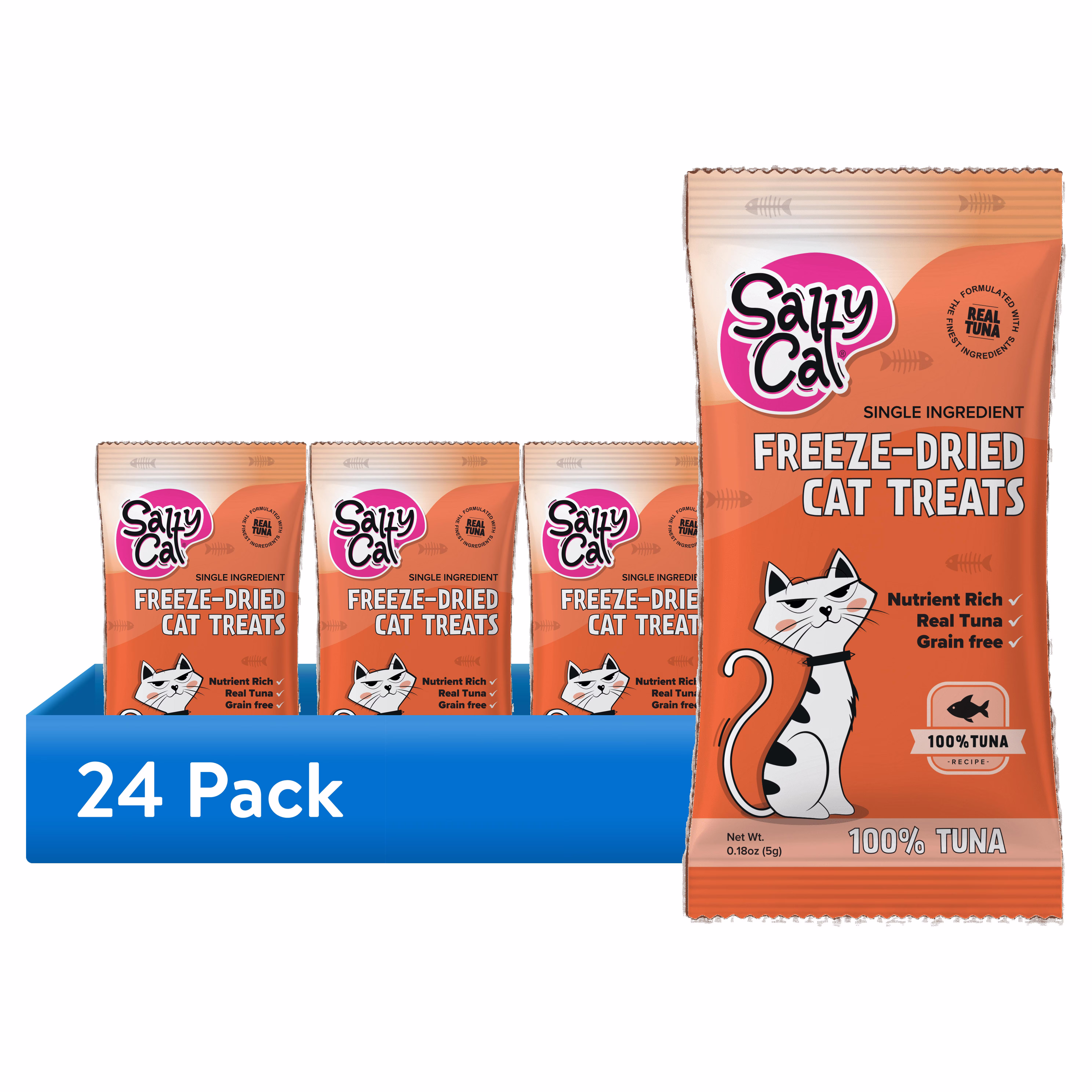 Salty Cat Freeze-Dried Tuna Cat Treats in 5 g bag