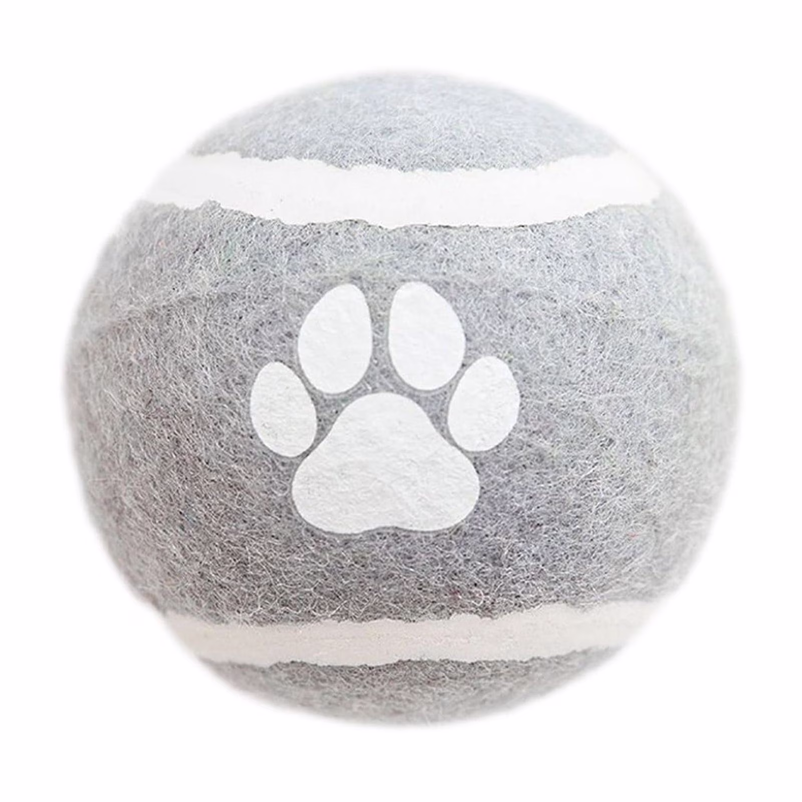 UALSRZL Dog Balls, Solid Rubber Bouncy Dog Toy Balls, Bite Resistant Indestructible Puppy Ball for Aggressive Chewers Teething Brain Training, Gray