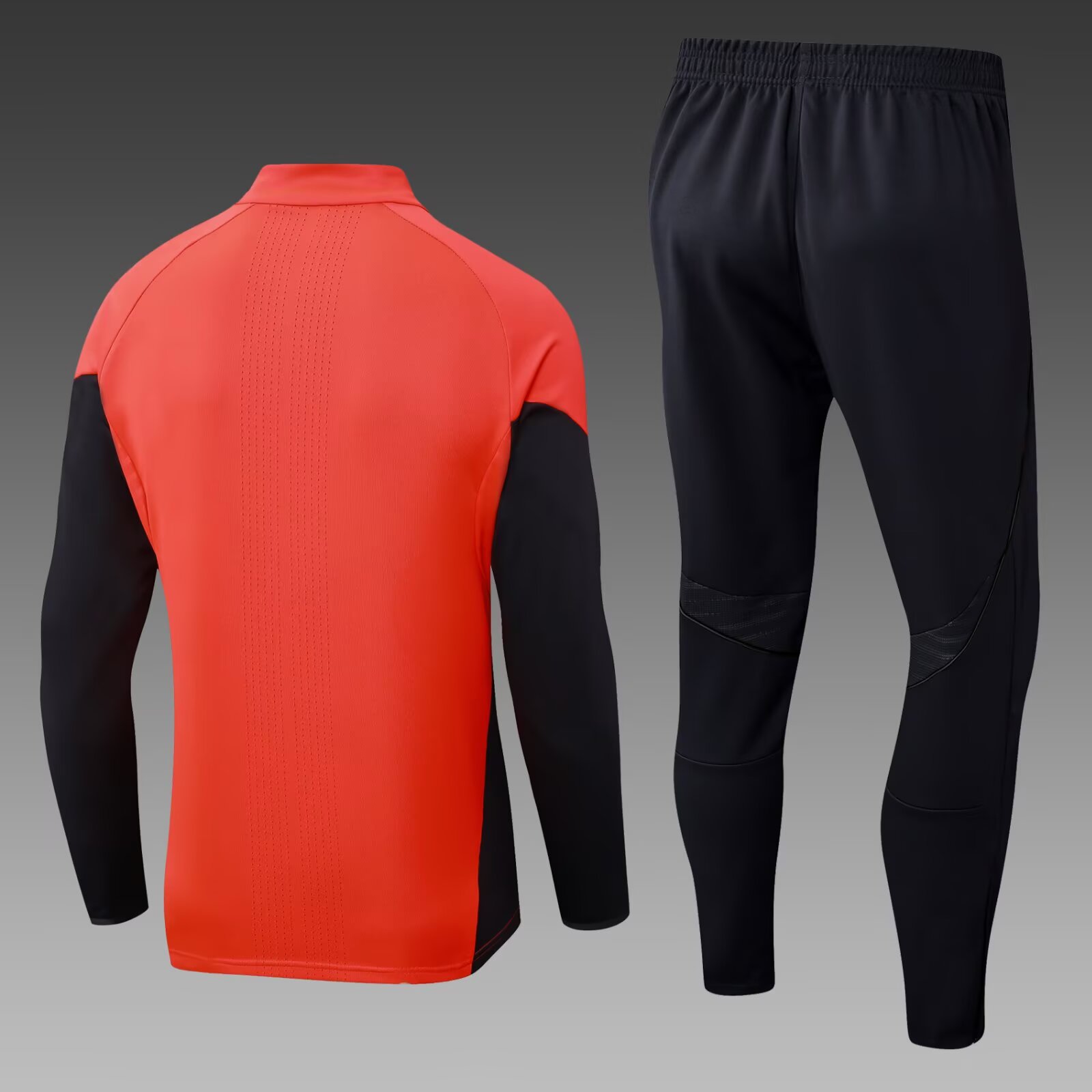 2025/26 Bayern Munich orange half-zip training jersey