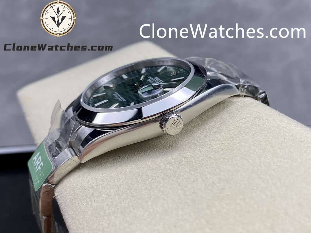 Rolex Super Clone Watches 1:1 DateJust Green Dial M126300 – 0021 Oyster 41MM 3235 Movement