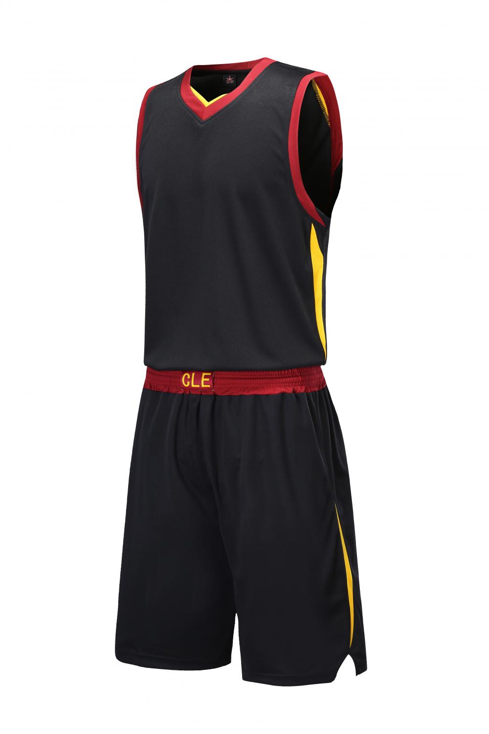 Cavaliers basketball uniform black suit（Customizable name and number）