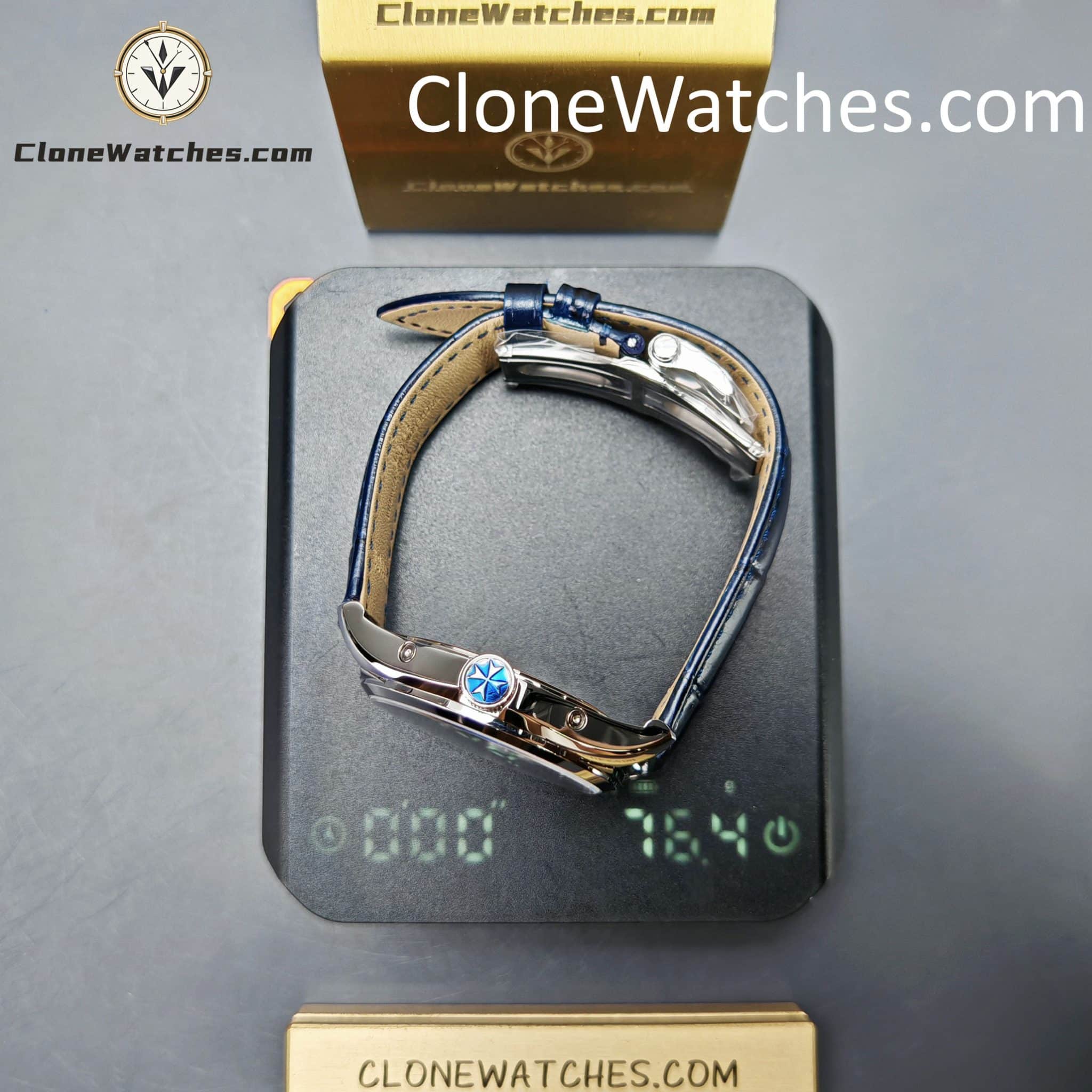 Vacheron Constantin Super Clone Watches 1:1 Fiftysix 4000E/000A-B548 Blue Dial