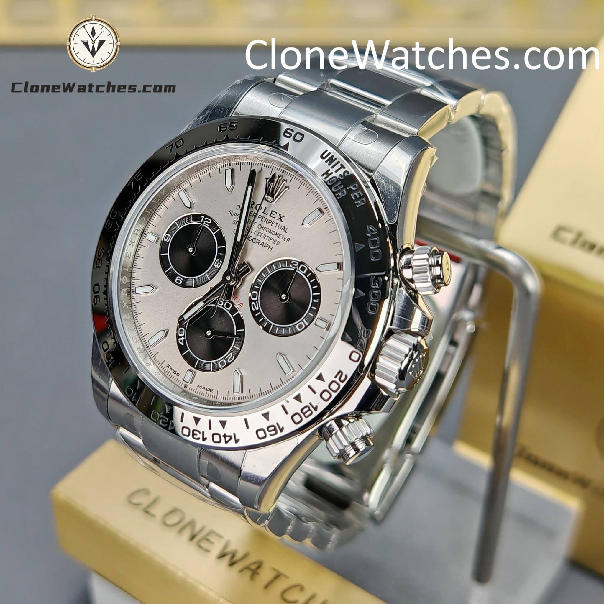 Rolex Super Clone Watches 1:1 Daytona Silver Dial M126509-0003 4131 Movement