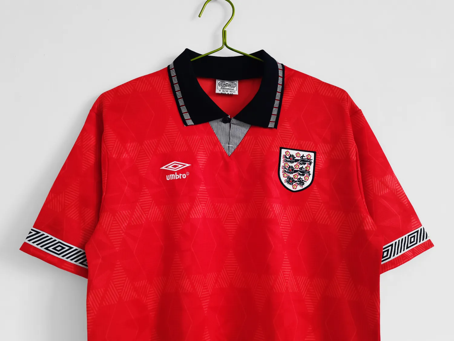 1990 England away red retro jersey