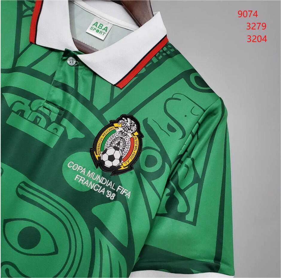 1998 Mexico home retro jersey - Fans Edition