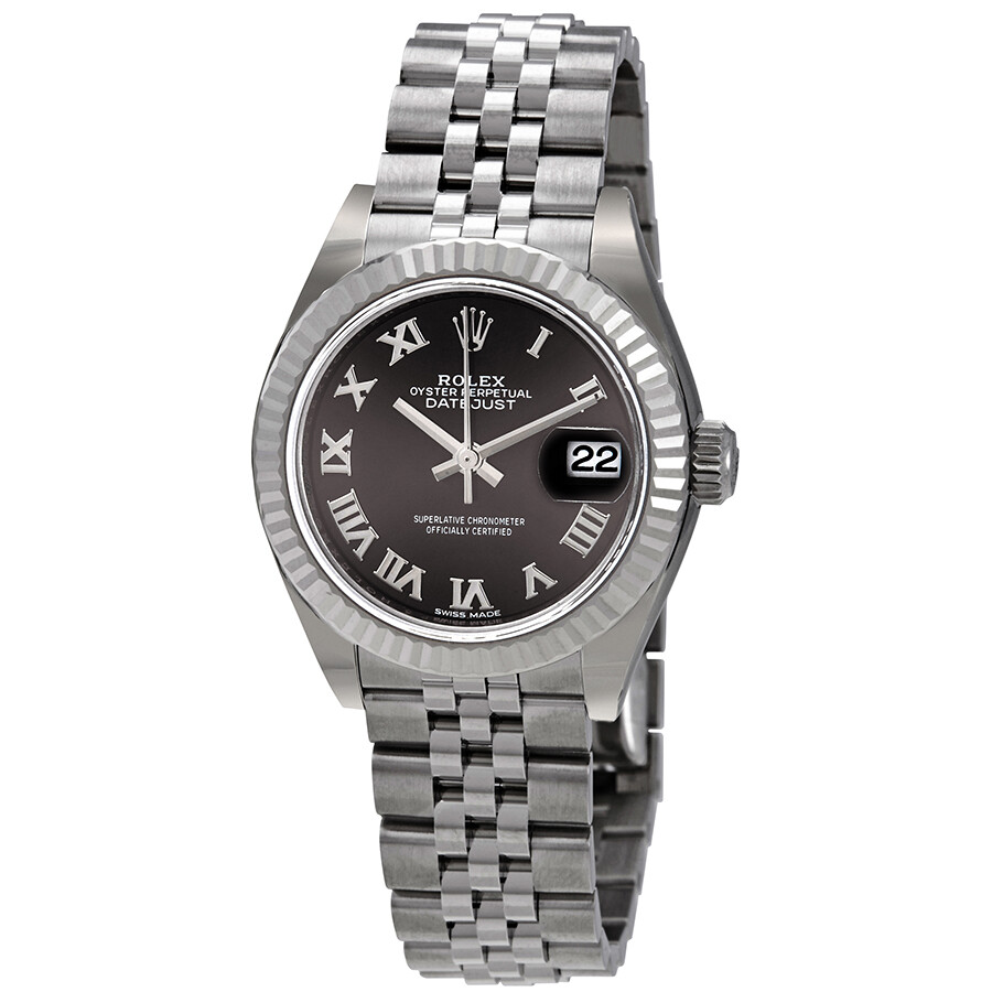Rolex Lady Datejust Automatic Grey Dial Ladies Jubilee Watch 279174GYRJ（Lifetime free warranty+90-days replacement service & Refund!.）
