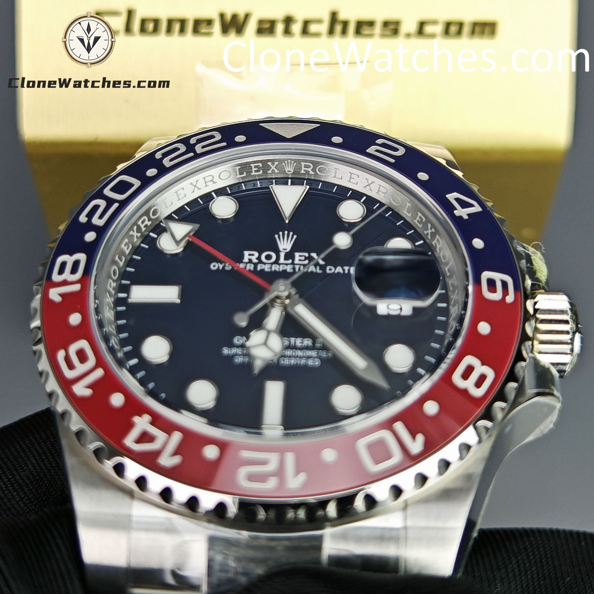 Rolex Super Clone Watches 1:1 GMT Master II m126719blro-0003 Oyster 3285 Movement