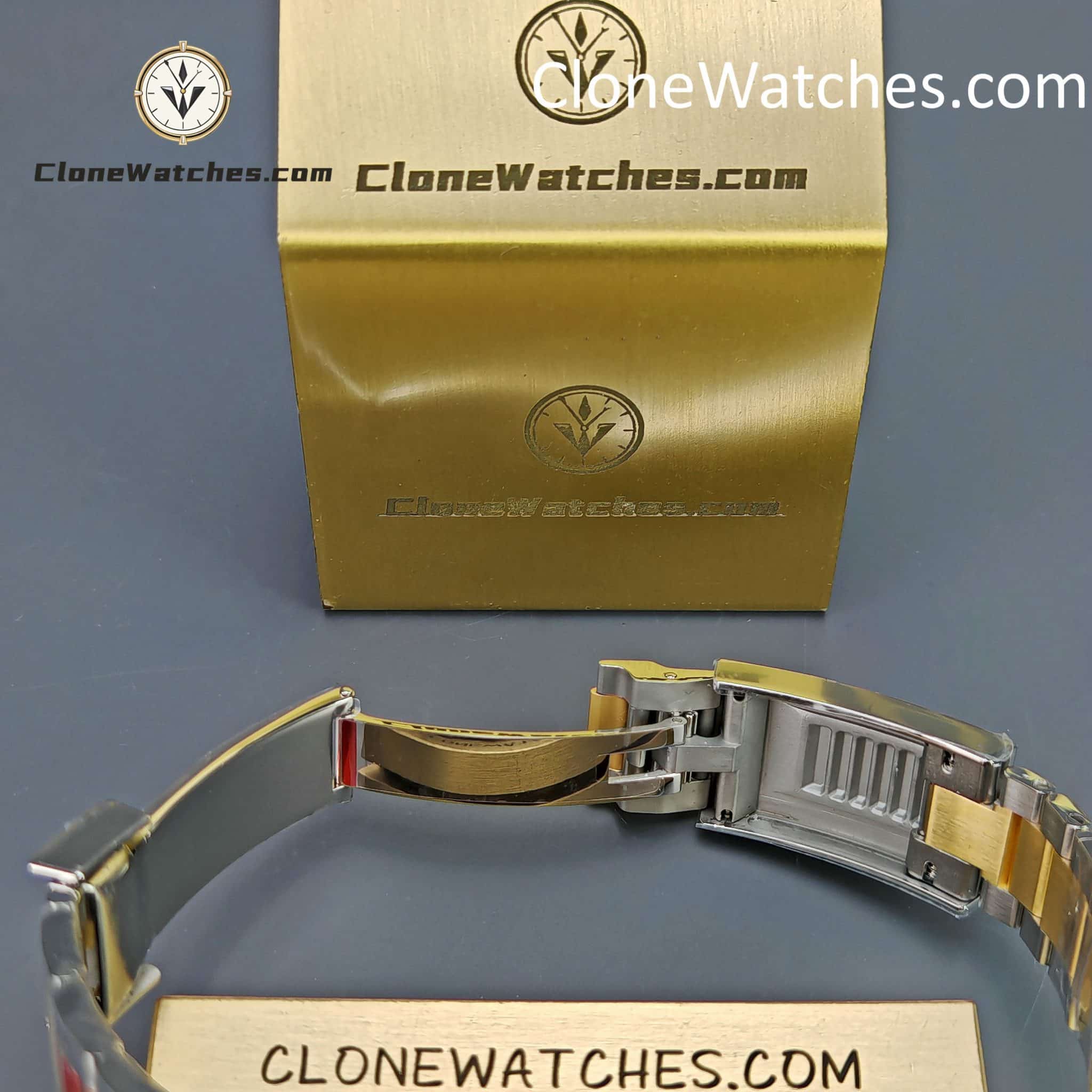 Rolex Super Clone Watches 1:1 Gold Blue Dial Submariner 126613LB 3235 Movement