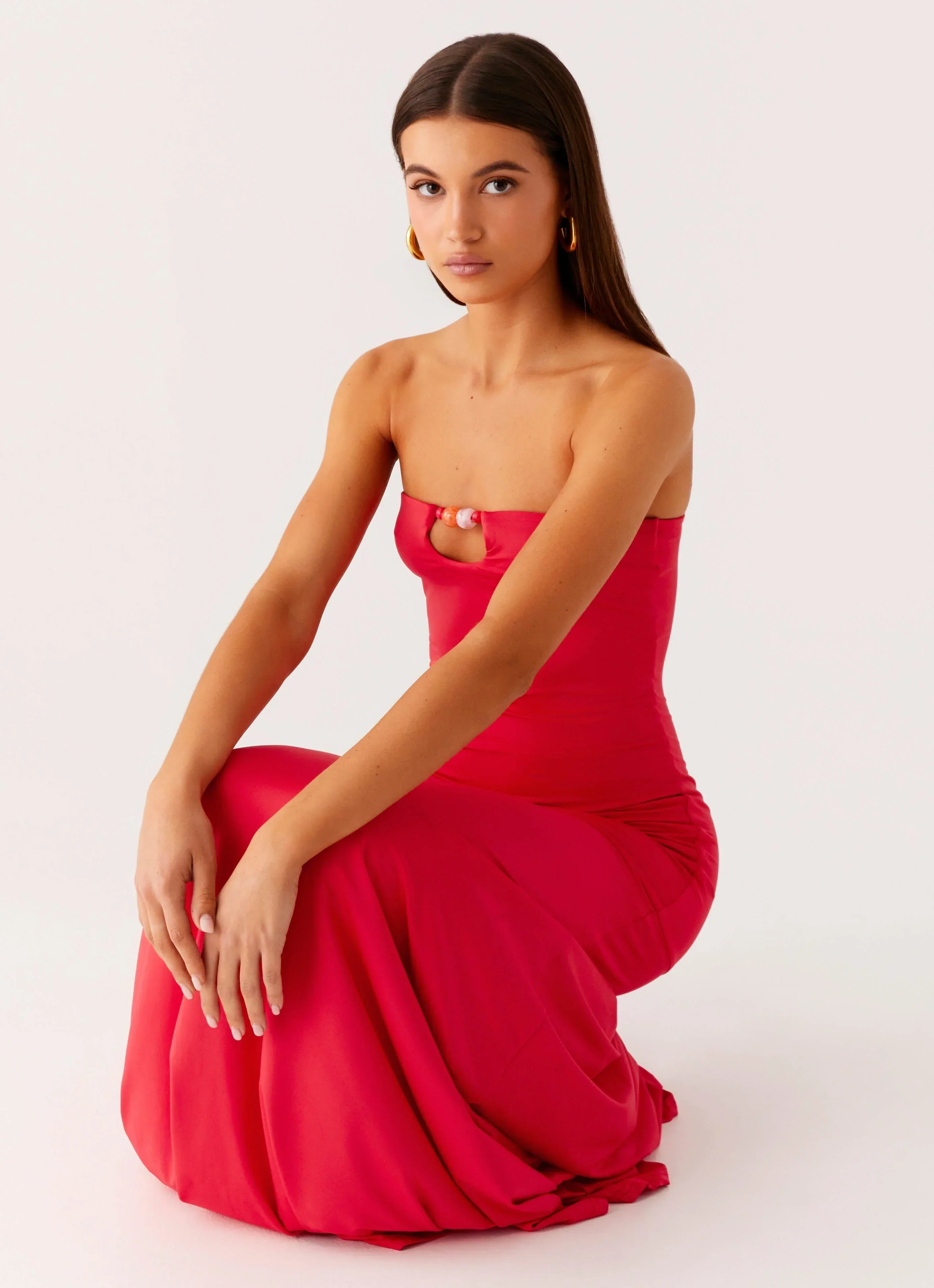Hurts Like Hell Maxi Dress - Pink