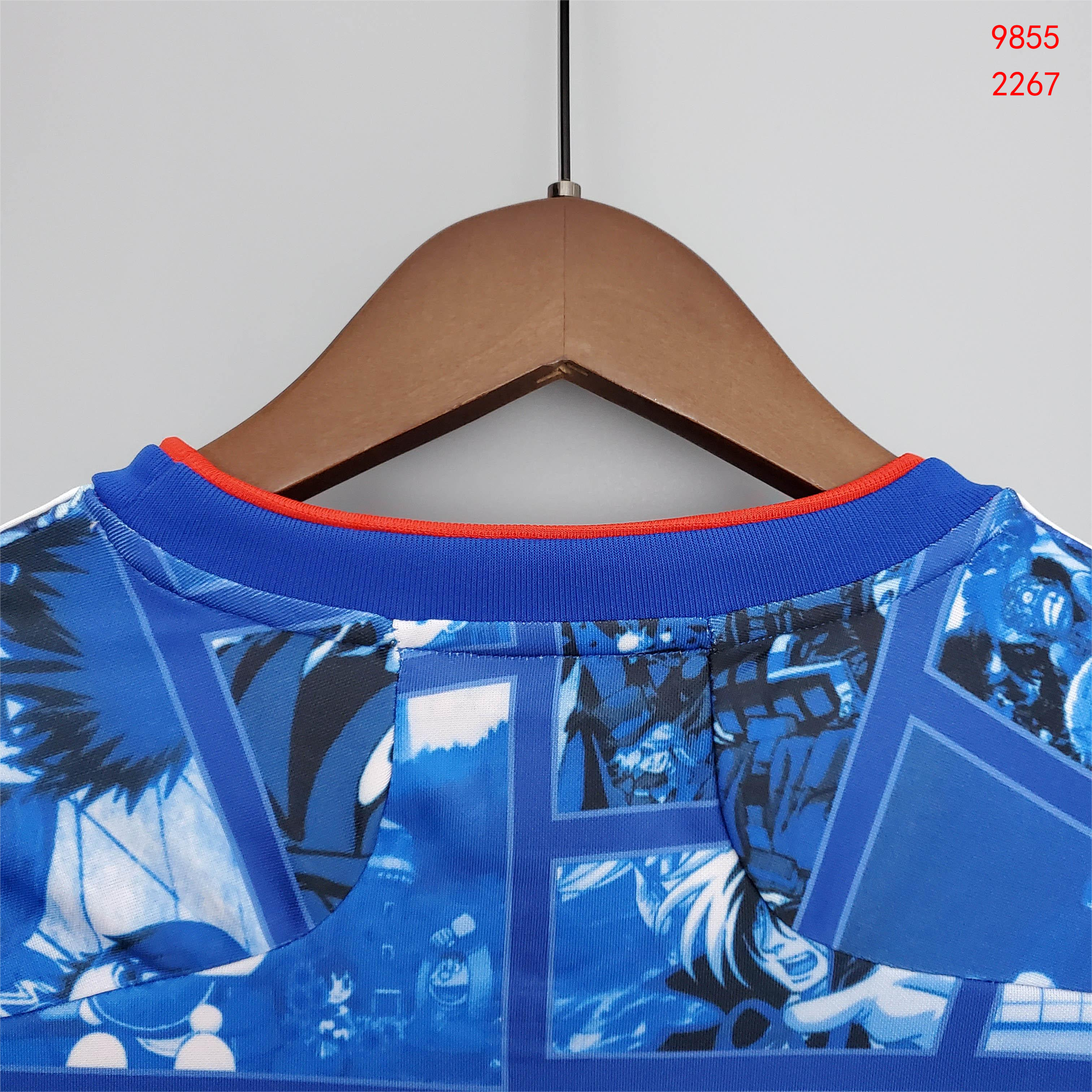 2021 Japan Football Jersey Anime Version - Fans Edition