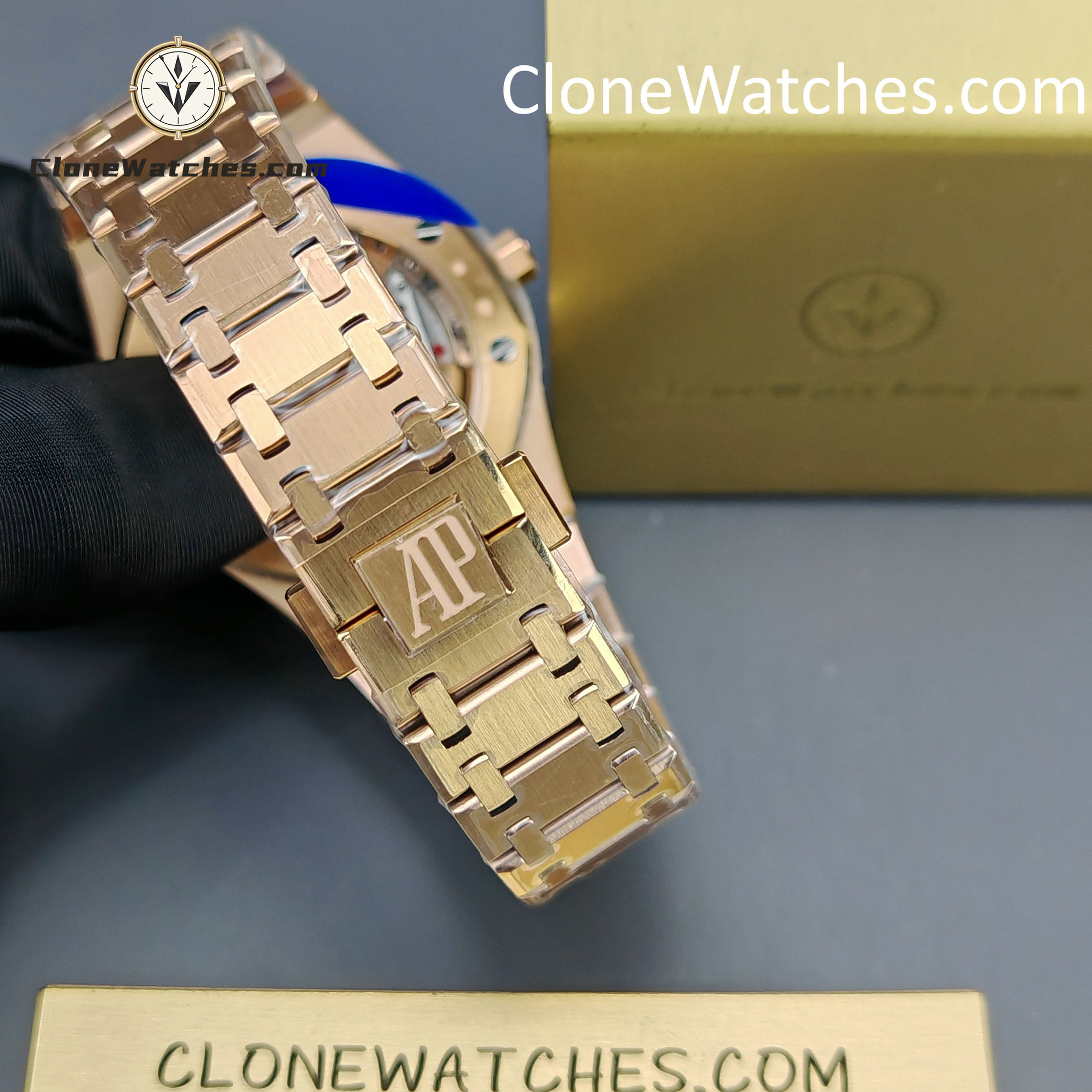 Audemars Piguet Super Clone Watches 1:1 Royal Oak”Jumbo” Extra-Thin “50th Anniversary” 16202 Smoked Grey Dial 39MM