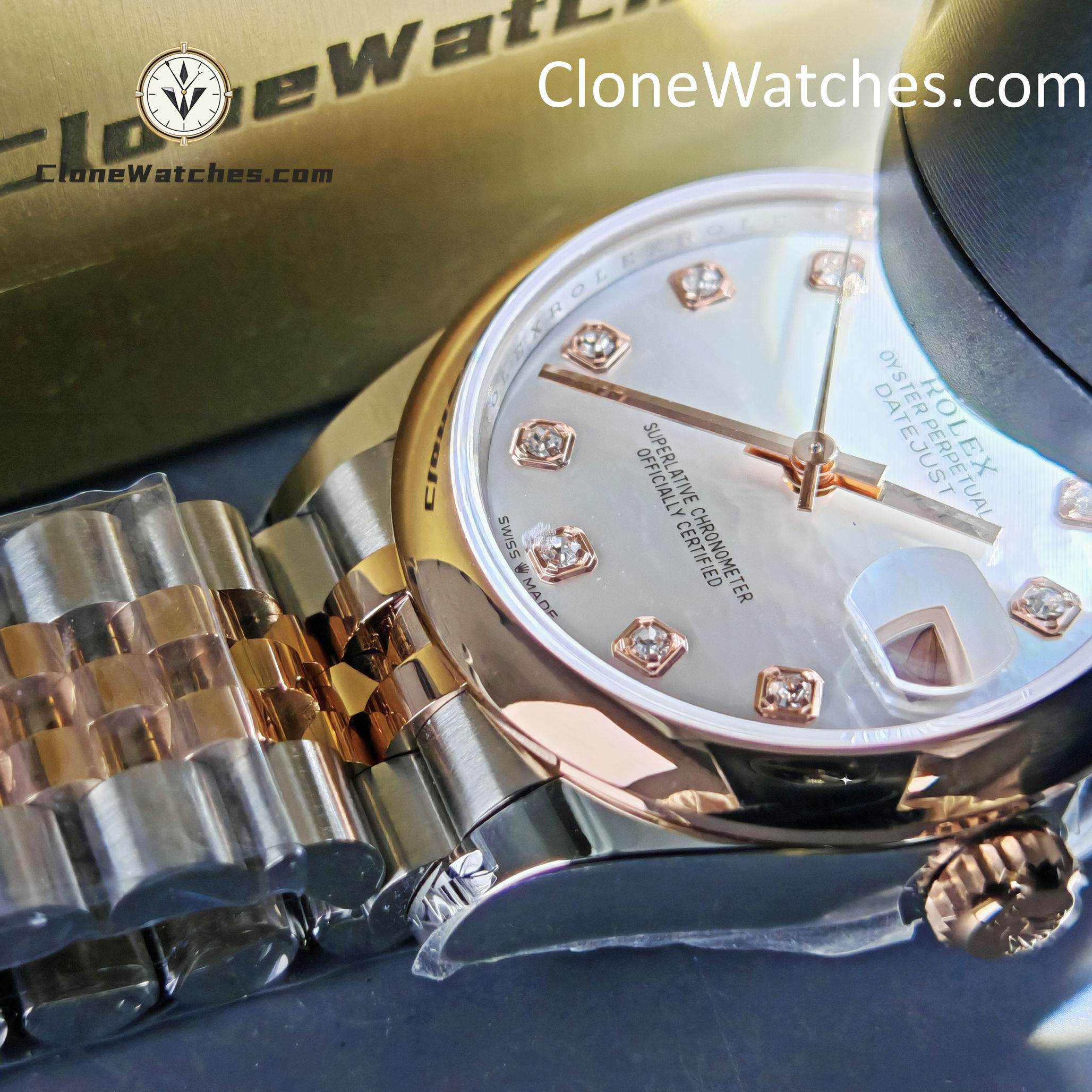 Rolex Super Clone Watches 1:1 DateJust m278243-0028 Jubilee 31MM 2236 Movement