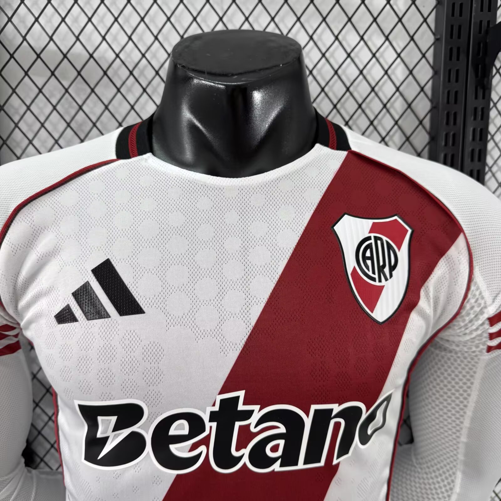 25-26 River Plate Home Kit - Long Sleeve Player Edition