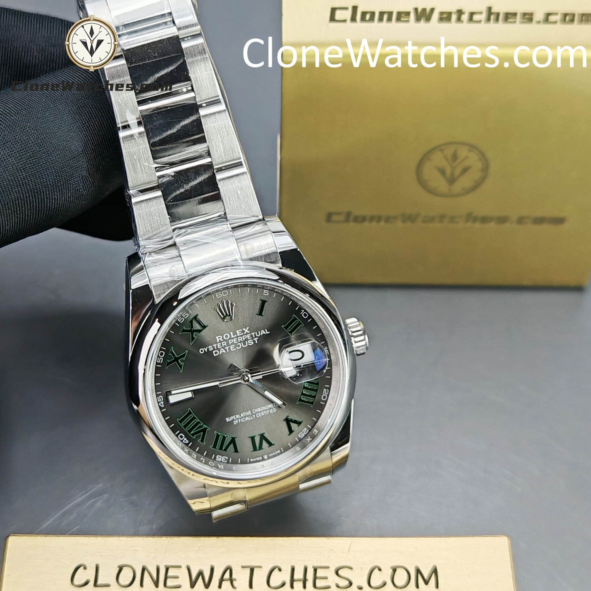 Rolex Super Clone Watches 1:1 DateJust m126200-0018 Oyster 36MM 3235 Movement