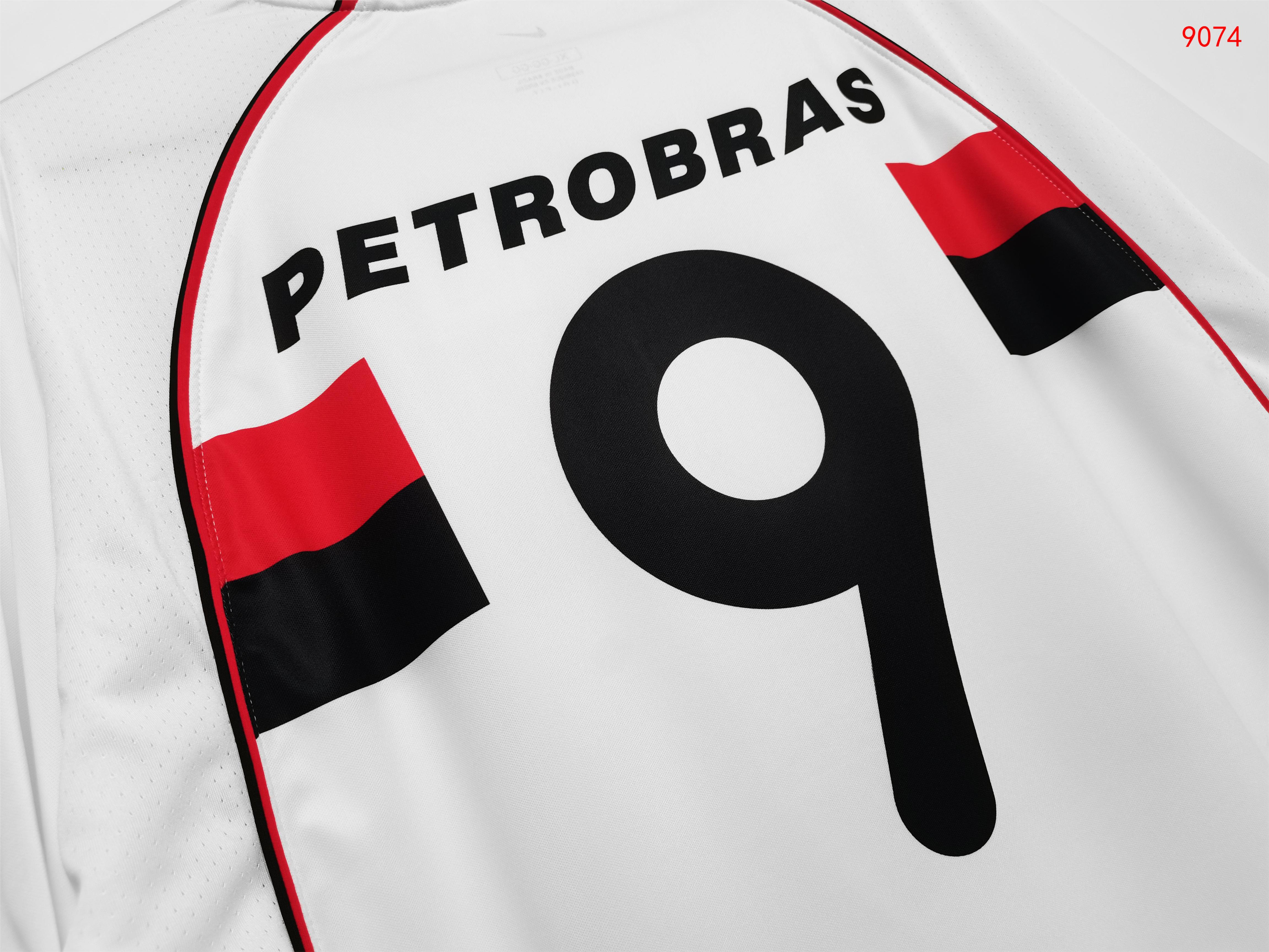 2002/03 Flamengo away retro jersey with number - fans edition