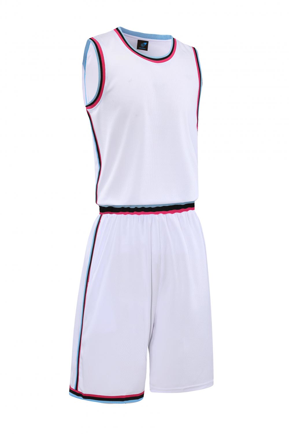 Heat basketball uniform white suit（Customizable name and number）