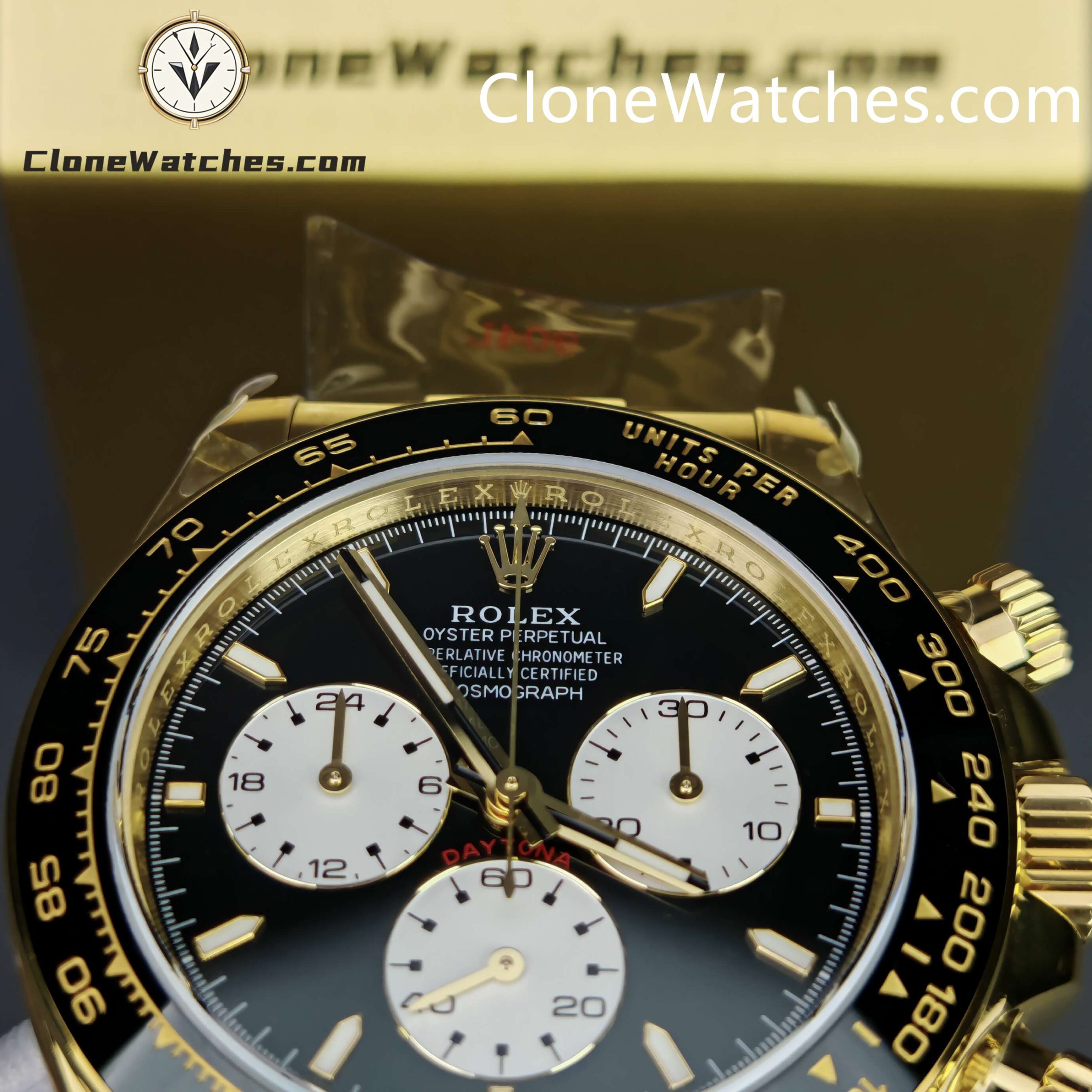 Rolex Super Clone Watches 1:1 Le Mans Daytona 100 Years Anniversary 18K Gold 4132 Movement