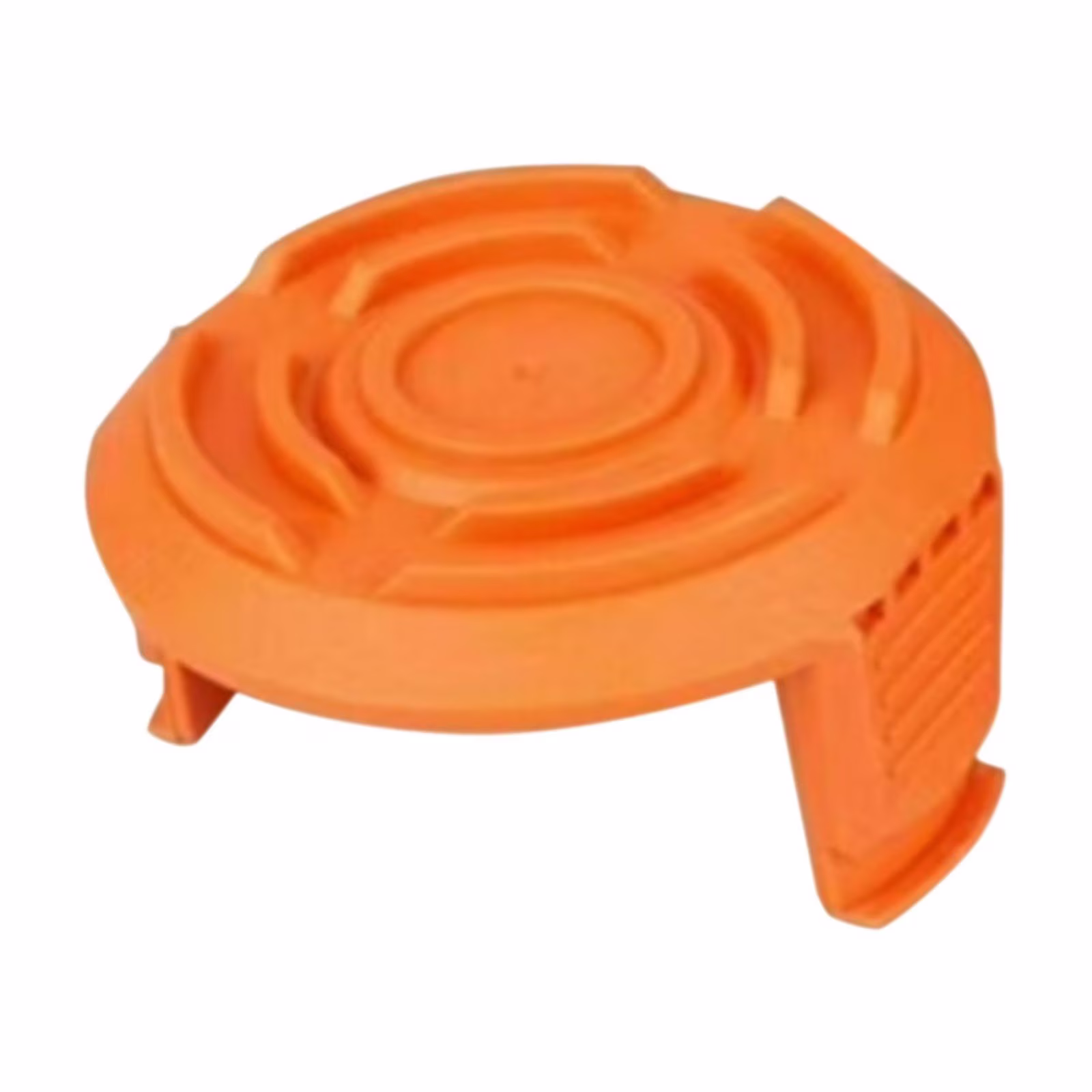 1 Pc Replacement Spool Cap Covers Compatible with Worx, Trimmer Cap Suitable for Worx Weed Eater String Trimmers WA0010, WA6531, 1.97x1.18 Inch, Orange