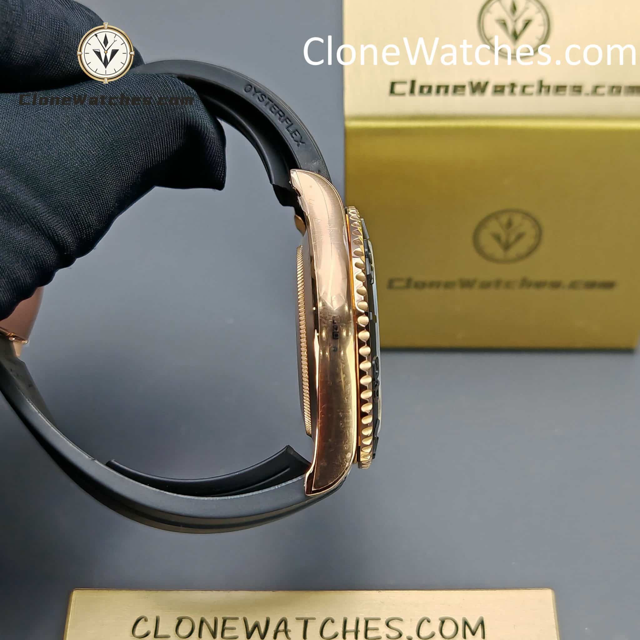 Rolex Super Clone Watches 1:1 Yacht Master 18k Rose Gold m126655-0002 3235 Movement