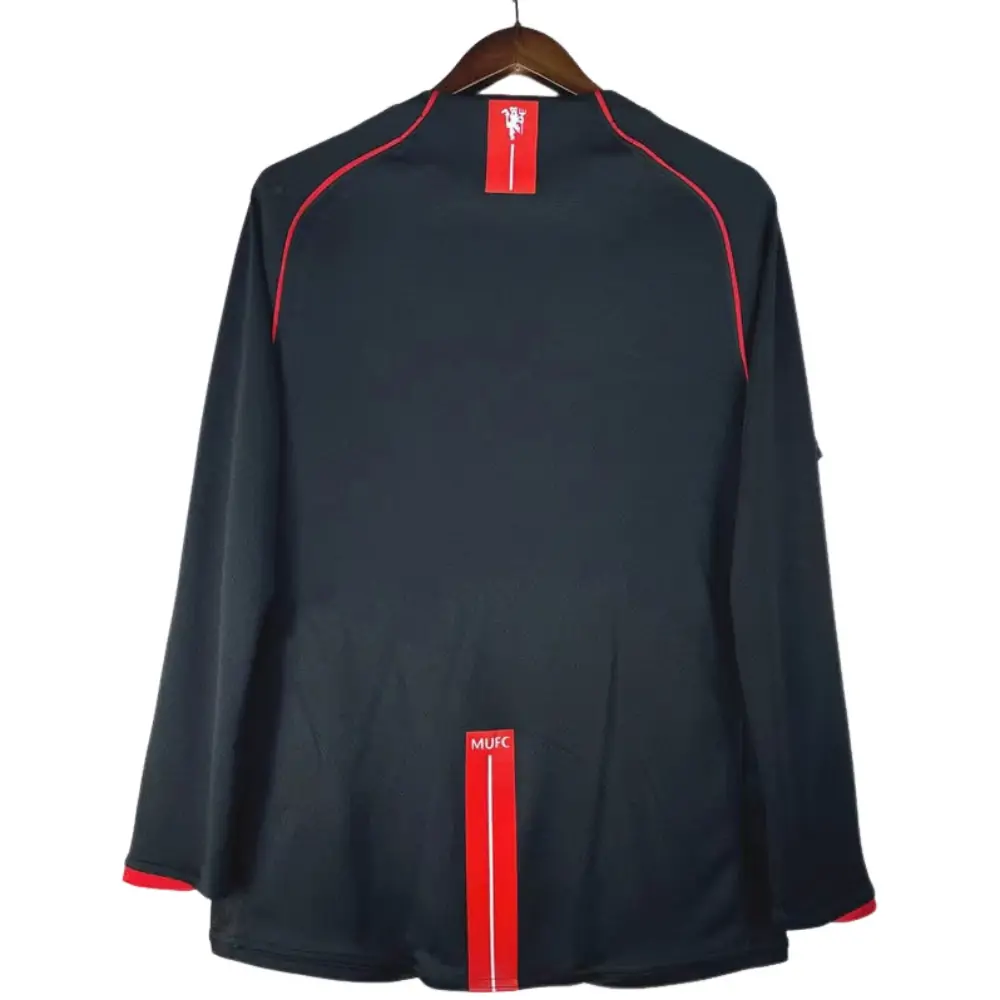 2007/08 Retro Manchester United Away Long Sleeve jersey -Fans Edition