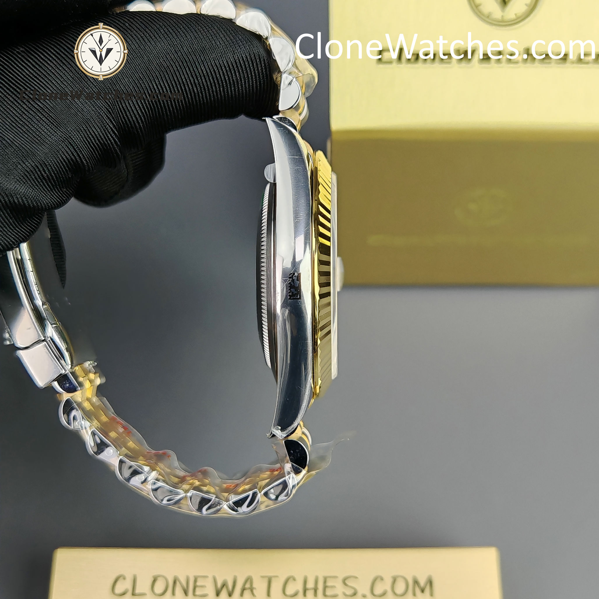 Rolex Super Clone Watches 1:1 DateJust Gold Dial 126333 – 0010 Jubilee 41MM 3235 Movement