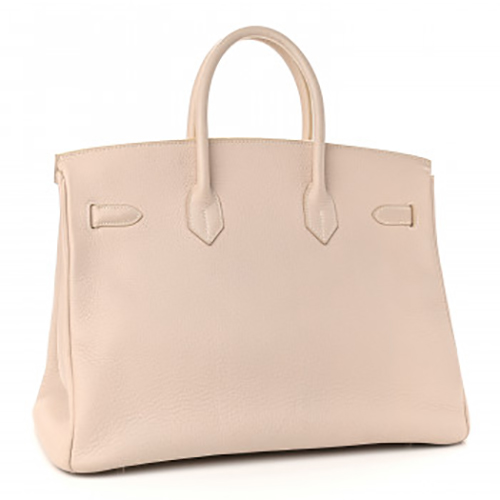 HERMES Epsom Candy Birkin 30 White Tyrien Rubis 