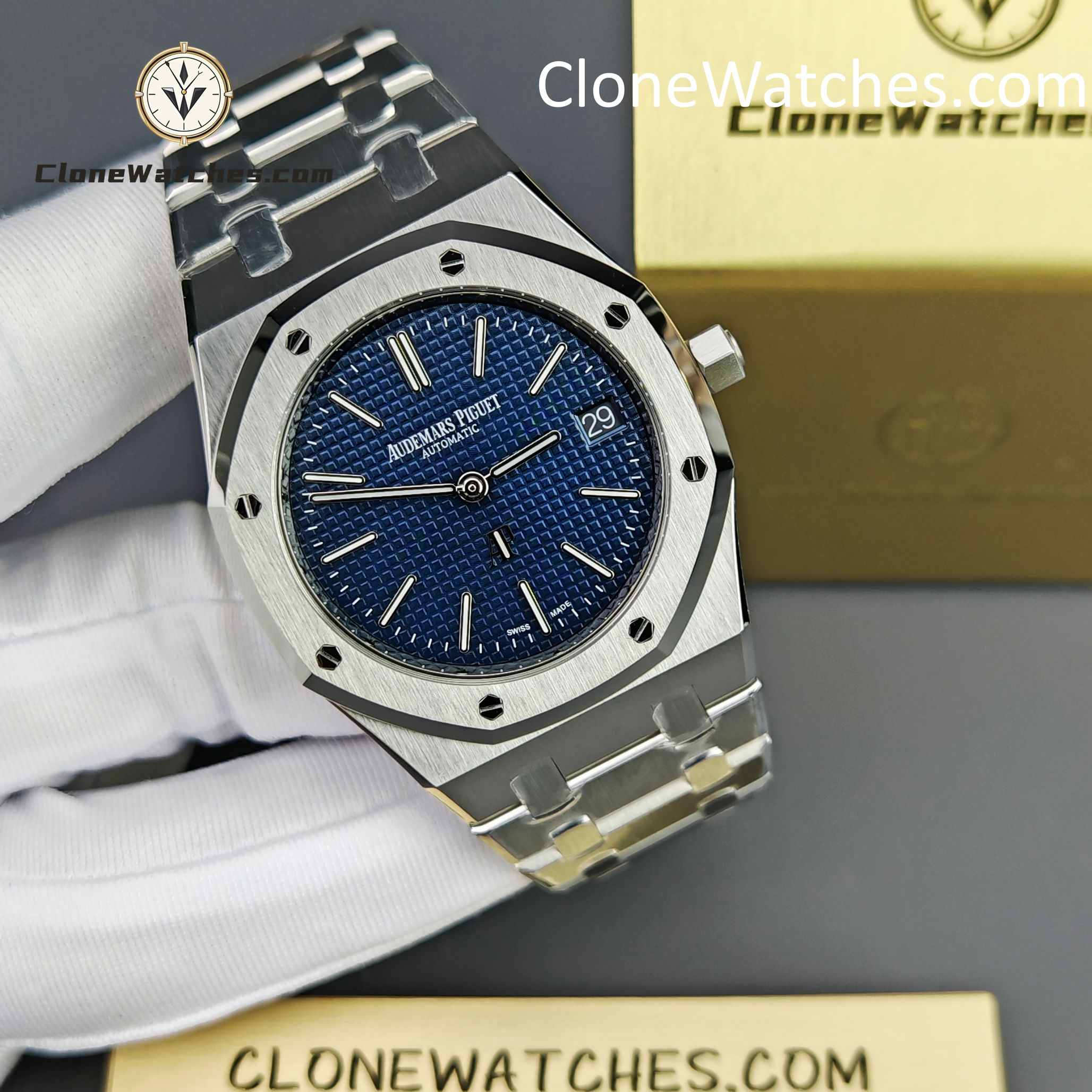 Audemars Piguet Super Clone Watches 1:1 Royal Oak “Jumbo” Extra-Thin 15202ST 39MM