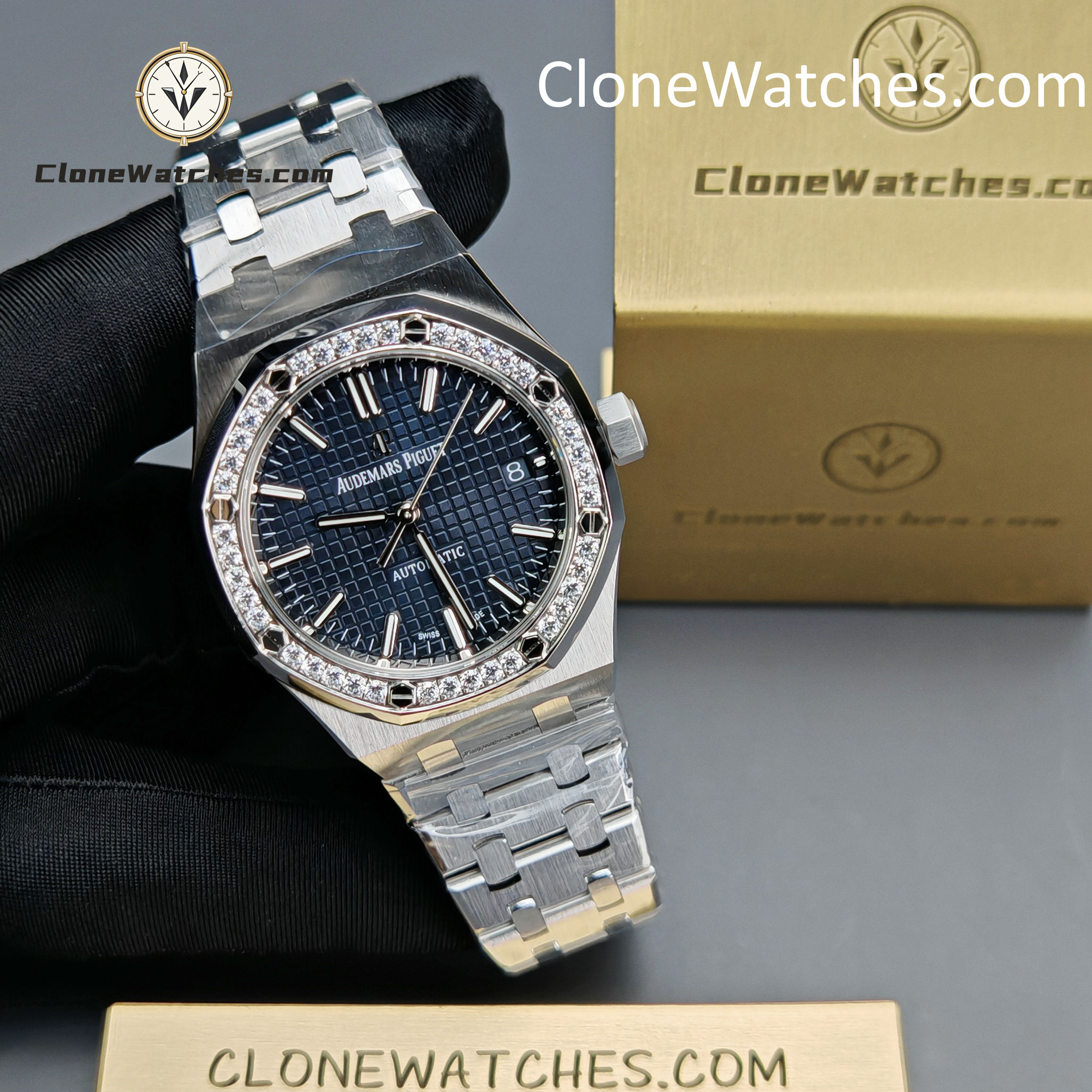 Audemars Piguet Super Clone Watches 1:1 Royal Oak 15451ST Blue Dial 37MM