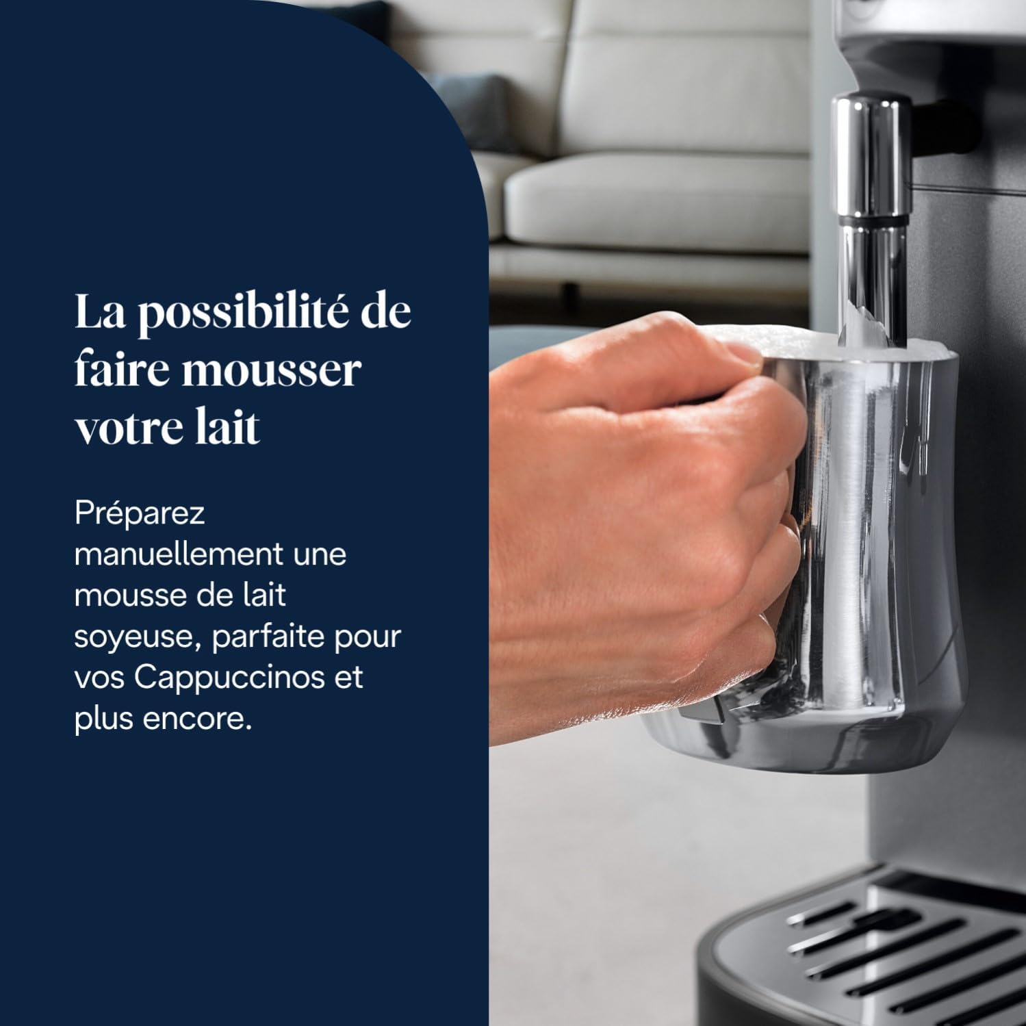 Machine à café grains cappuccino 19 bars ECAM292.33.SB argent