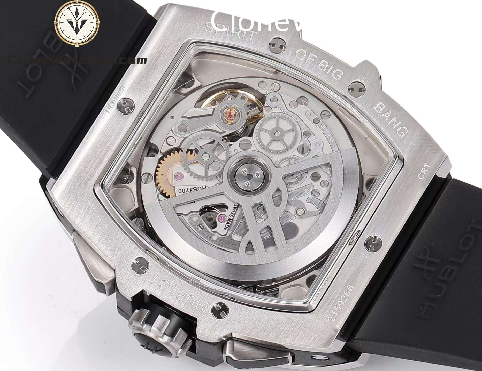 Hublot Super Clone Watches 1:1 Spirit of Big Bang Titanium Diamonds 642.NX.0170.RX.1104