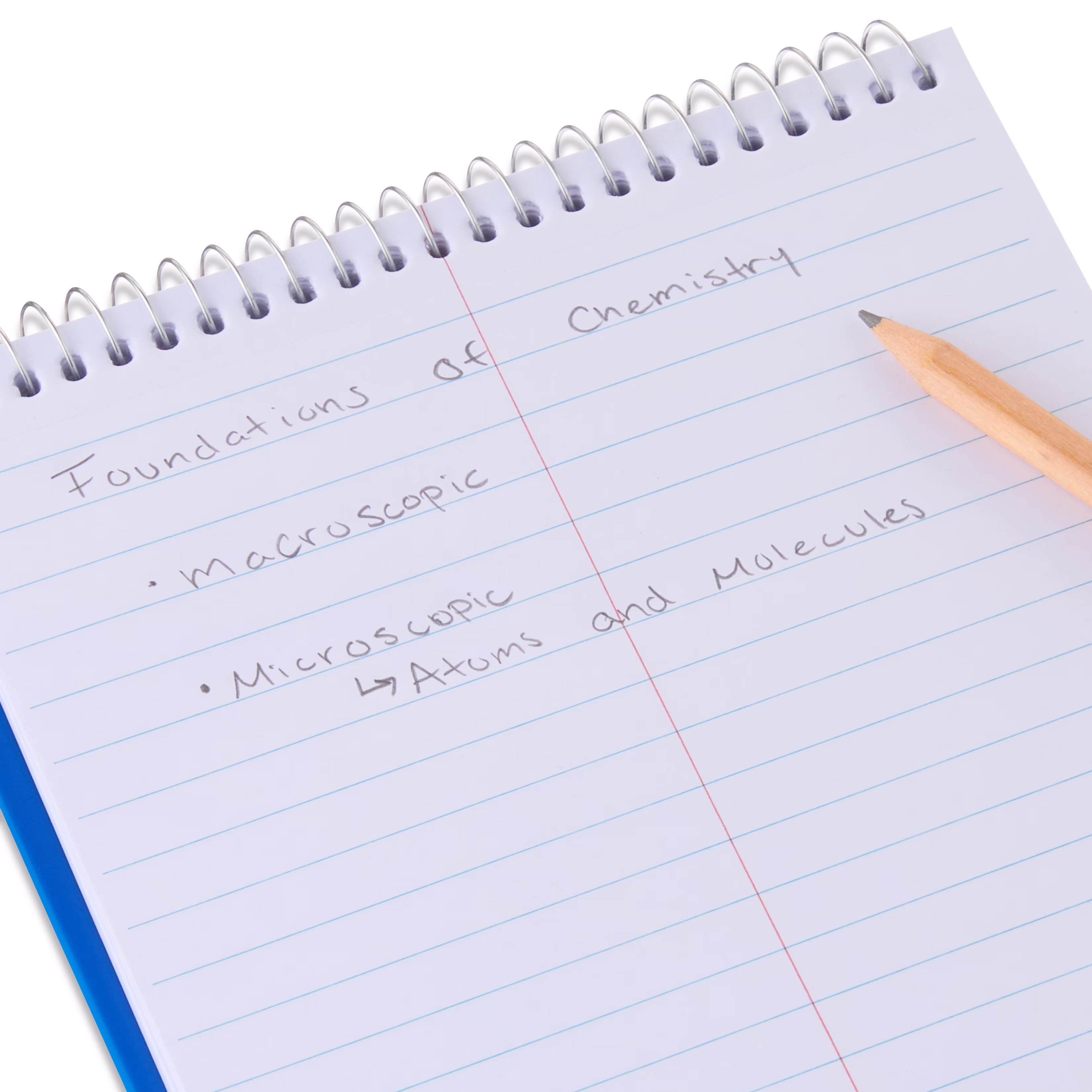 Pen+Gear Gregg Ruled Poly Notebook, Blue, 6