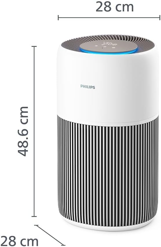 Purificateur air HEPA charbon actif CADR 400 m3 h pour 104 m2