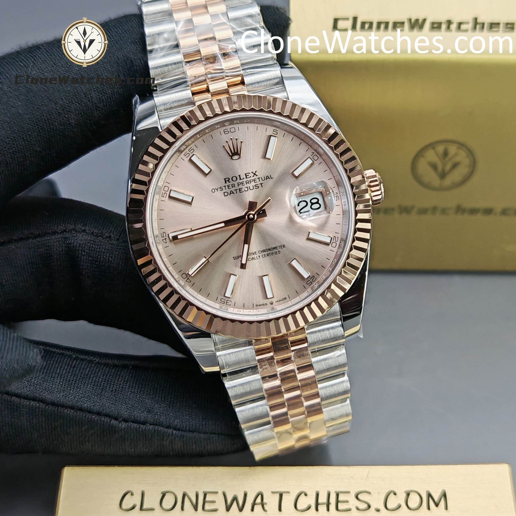 Rolex Super Clone Watch 1:1 DateJust m126331-0010 Jubilee 41MM 3235 Movement