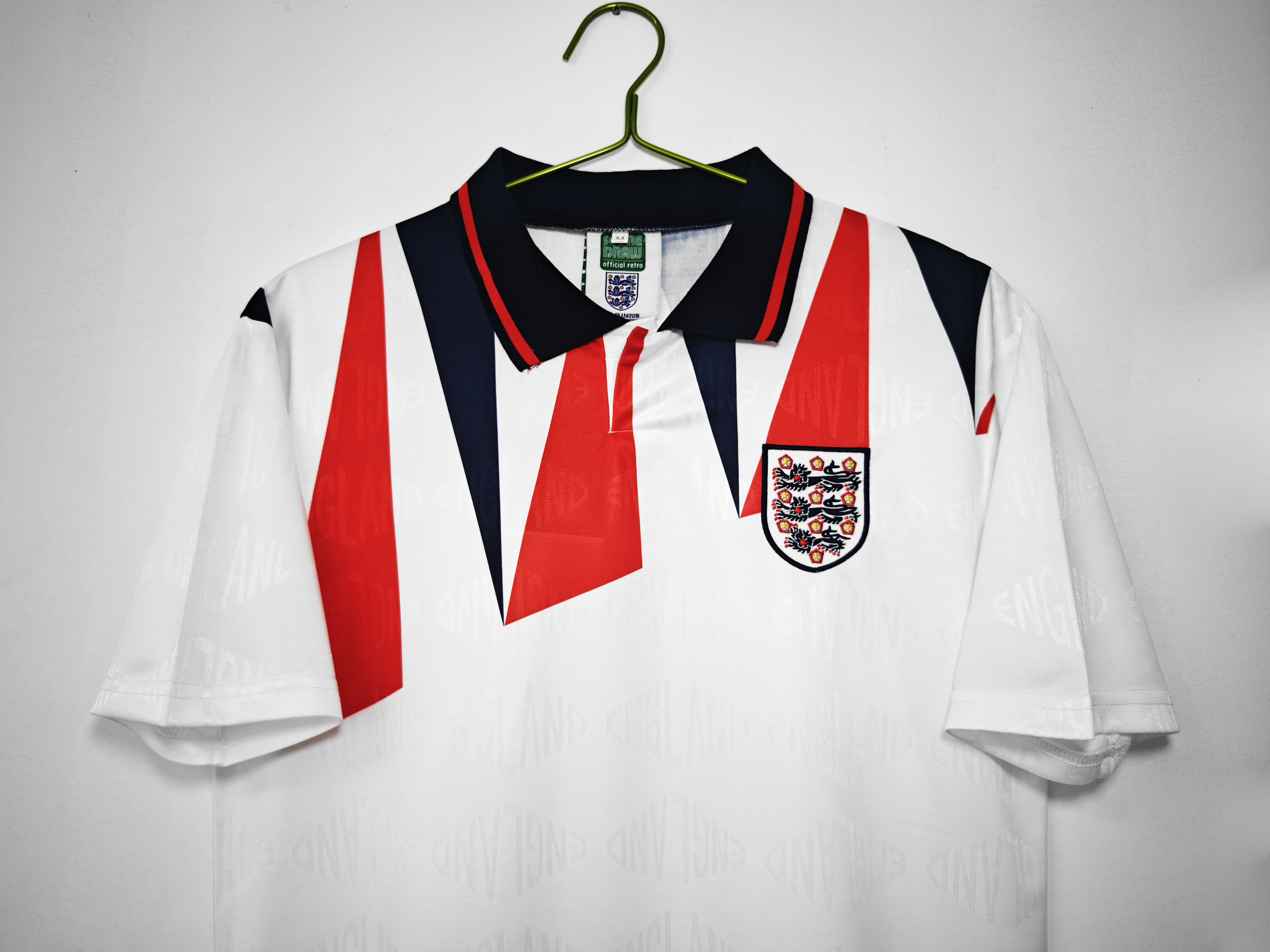 1992 England home retro jersey - fans edition