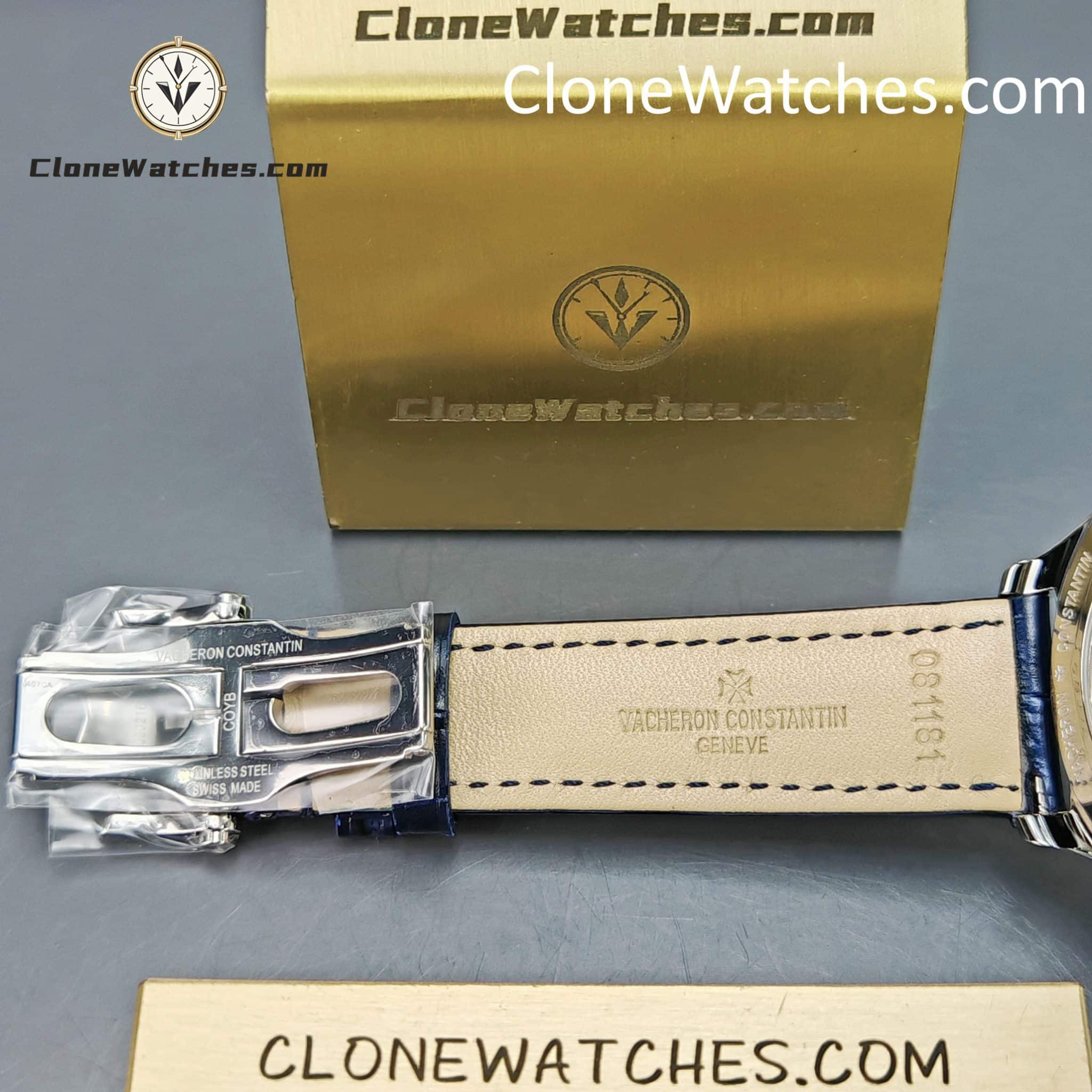 Vacheron Constantin Super Clone Watches 1:1 Fiftysix 4000E/000A-B548 Blue Dial