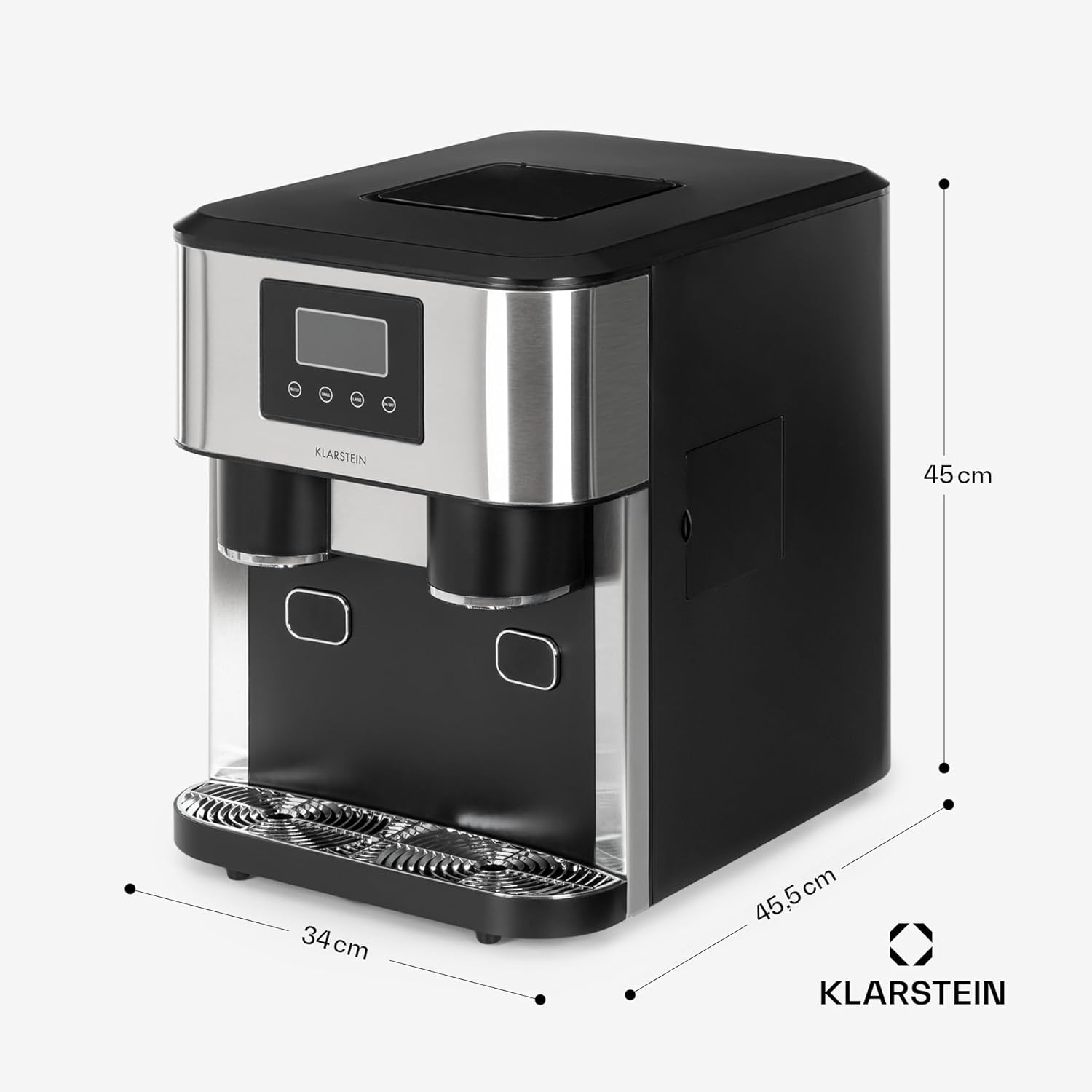 Machine à glaçons 1,8 L jusqu’à 15 kg jour nettoyage facile
